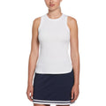 Rib Tanktop Dames-Wit