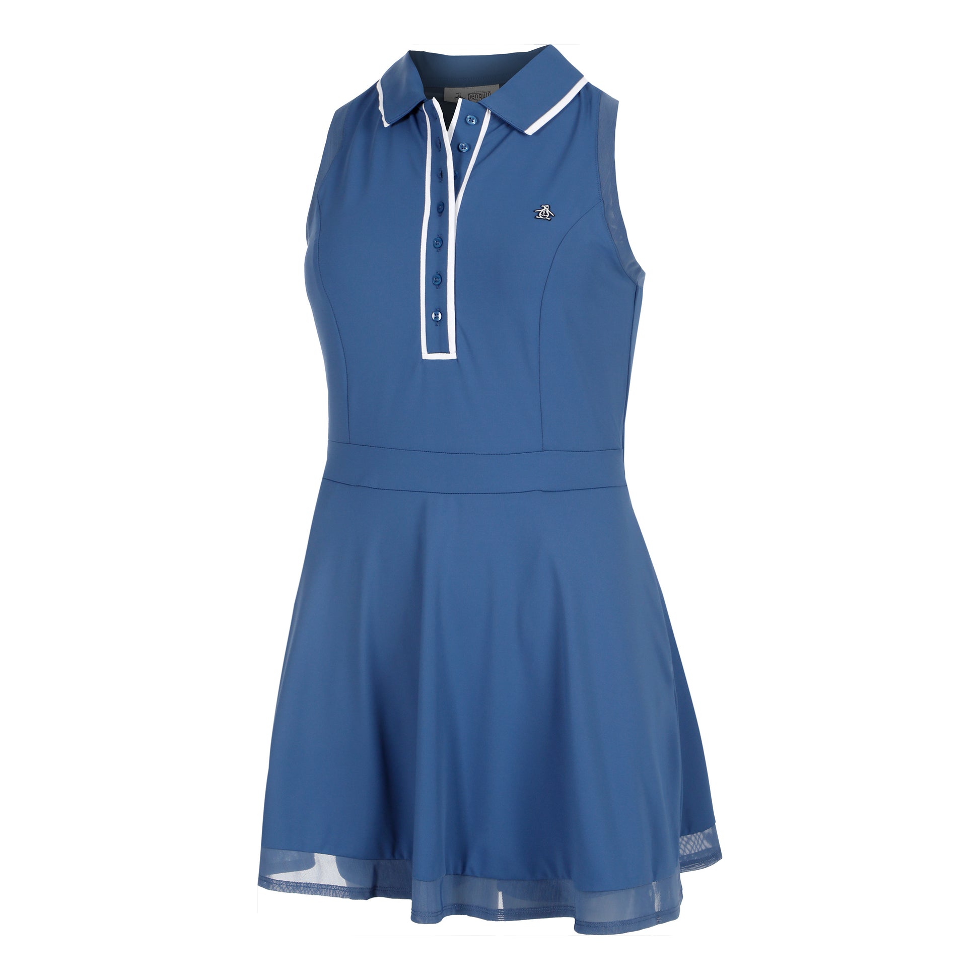 Original Penguin Veronica Jurk Dames-Blauw