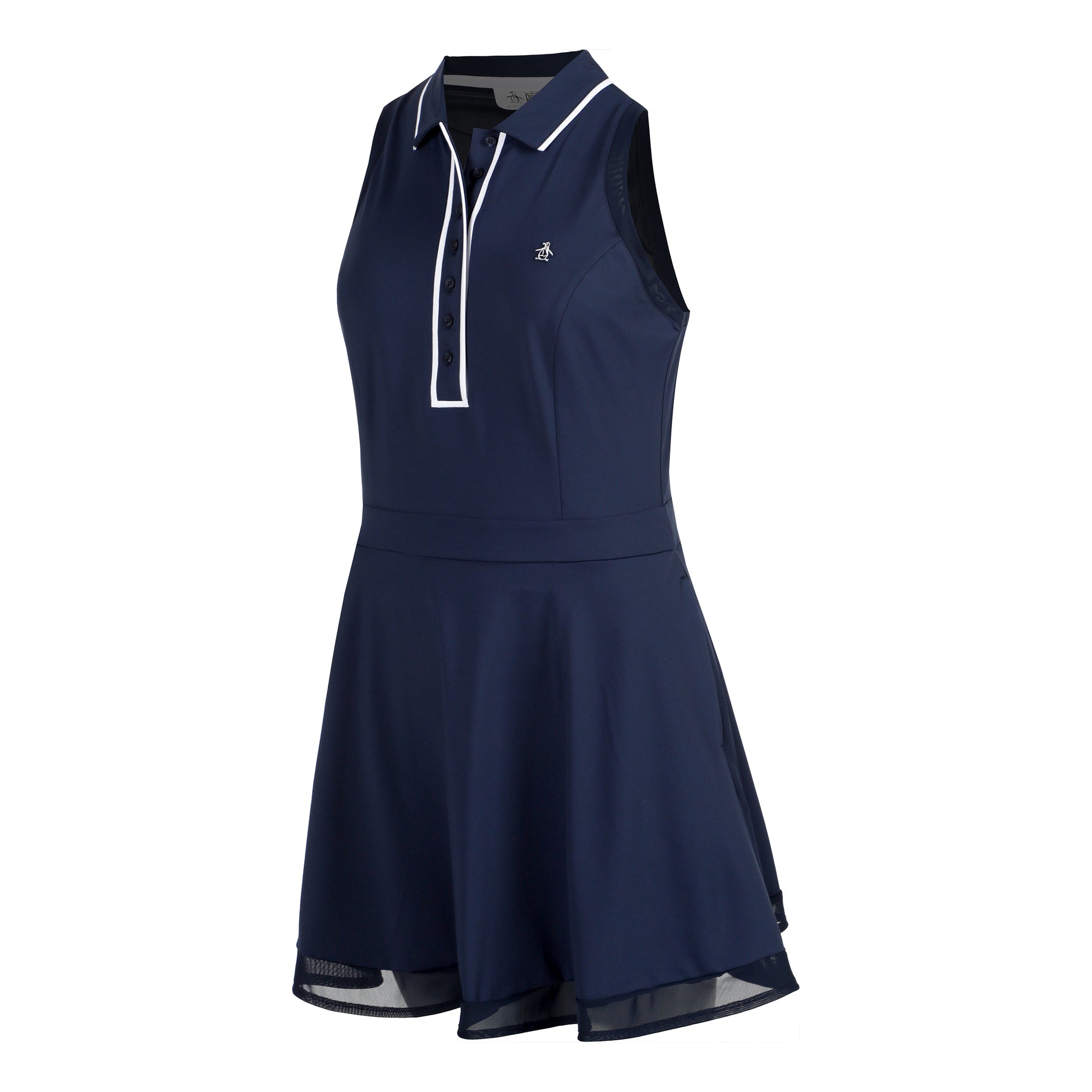Original Penguin Veronica Jurk Dames-Donkerblauw