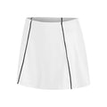 Colorblock Flounce Rok Dames-Wit