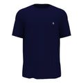 Solid T-shirt Heren-Donkerblauw
