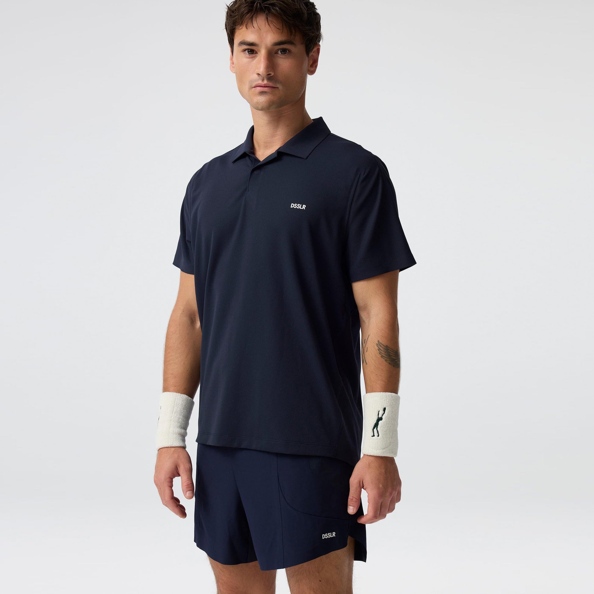 DSSLR Match Polo Heren-Donkerblauw