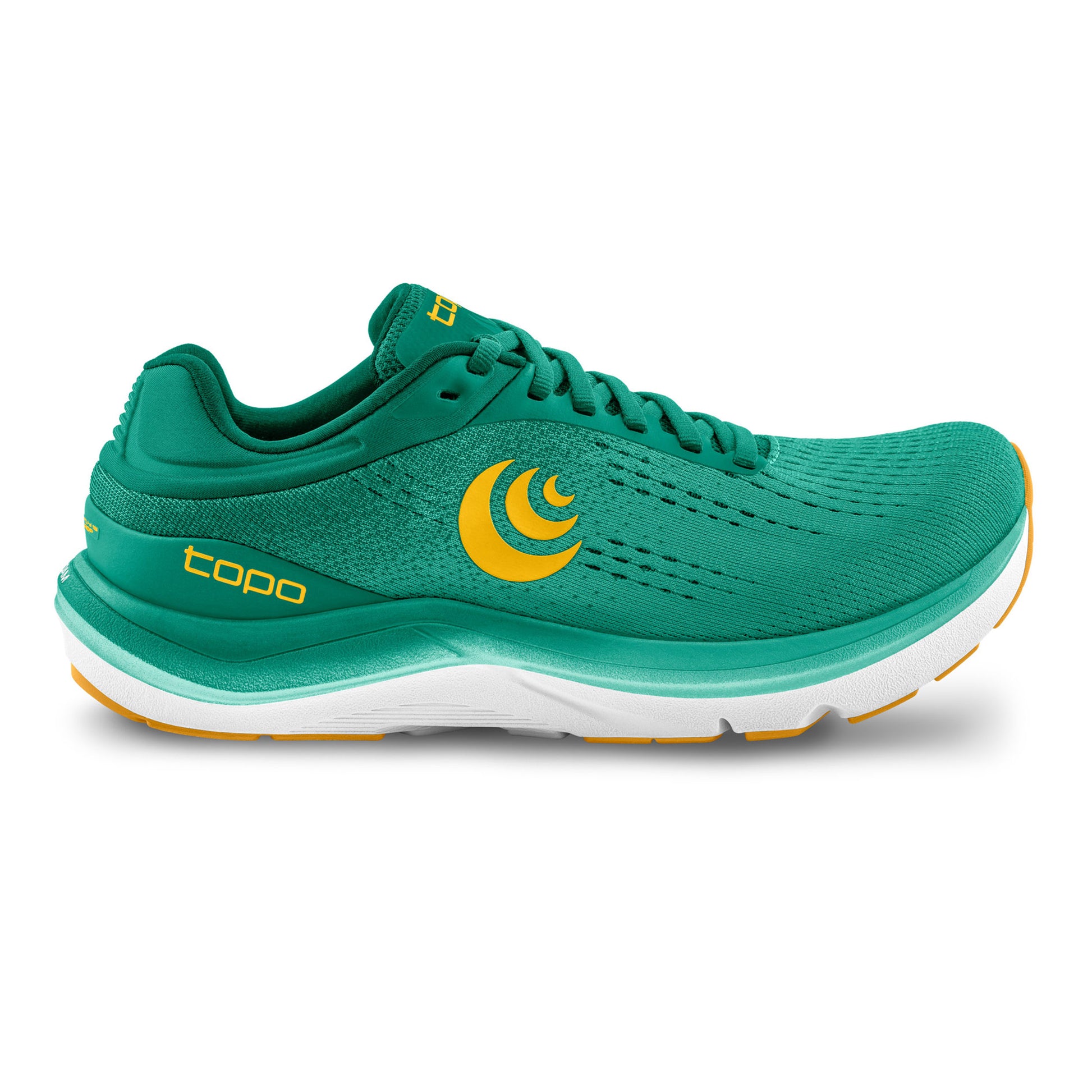 TOPO ATHLETIC Magnifly 5 Neutrale schoen Dames - petrolblauw, goud