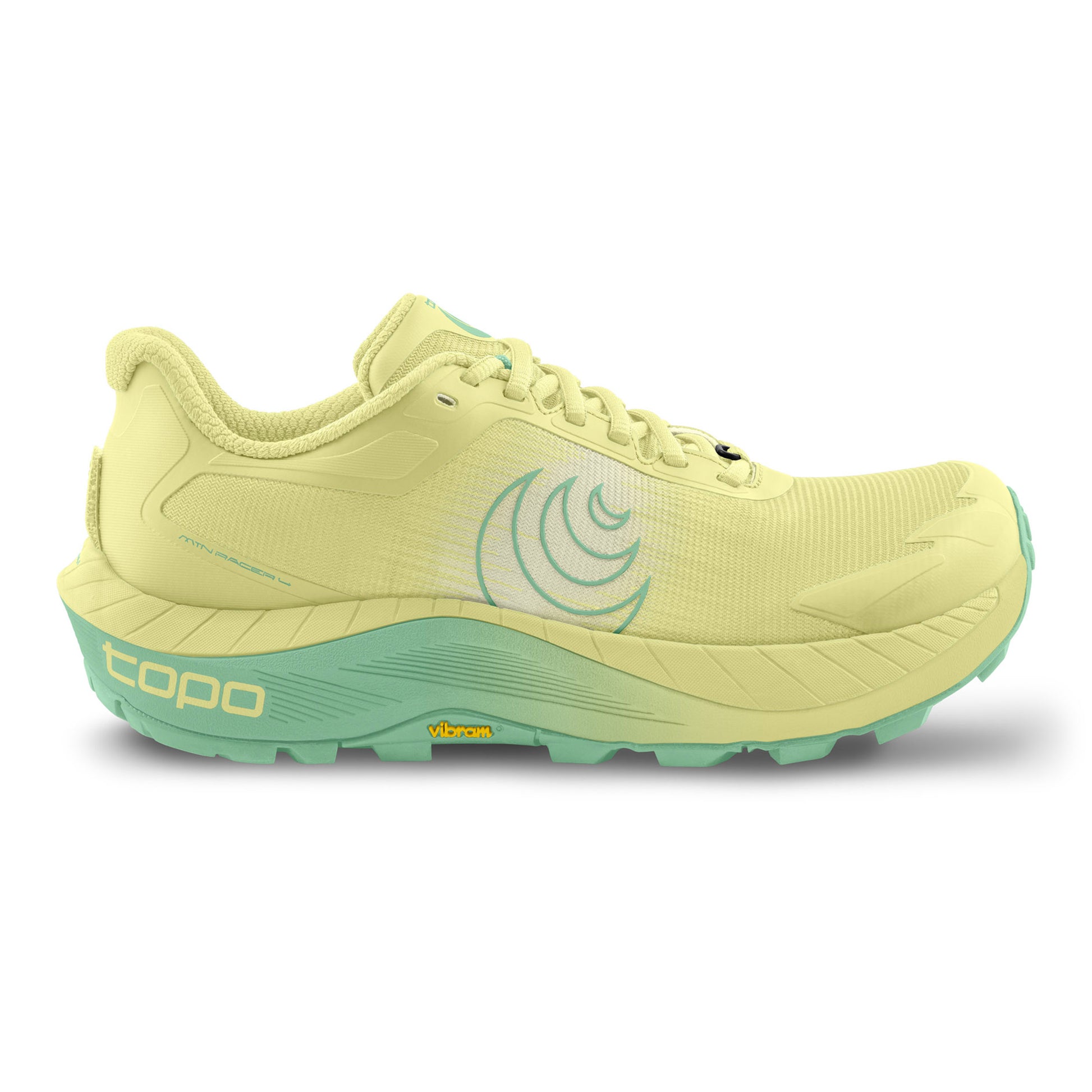TOPO ATHLETIC MTN Racer 4 Trailschoen Dames - geel, groen