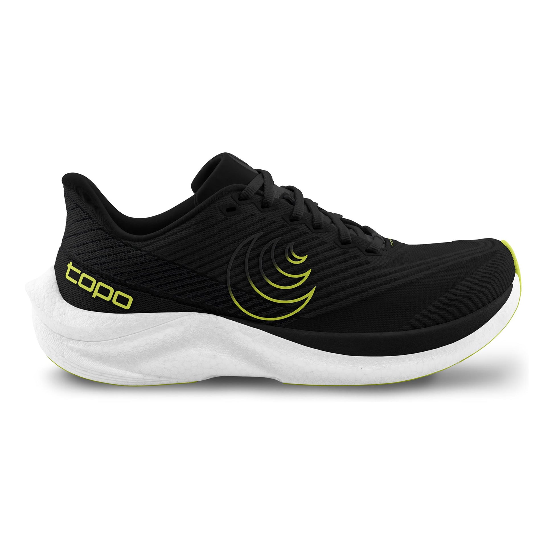 TOPO ATHLETIC Cyclone 3 Wedstrijdschoen Heren-Zwart,Limoen