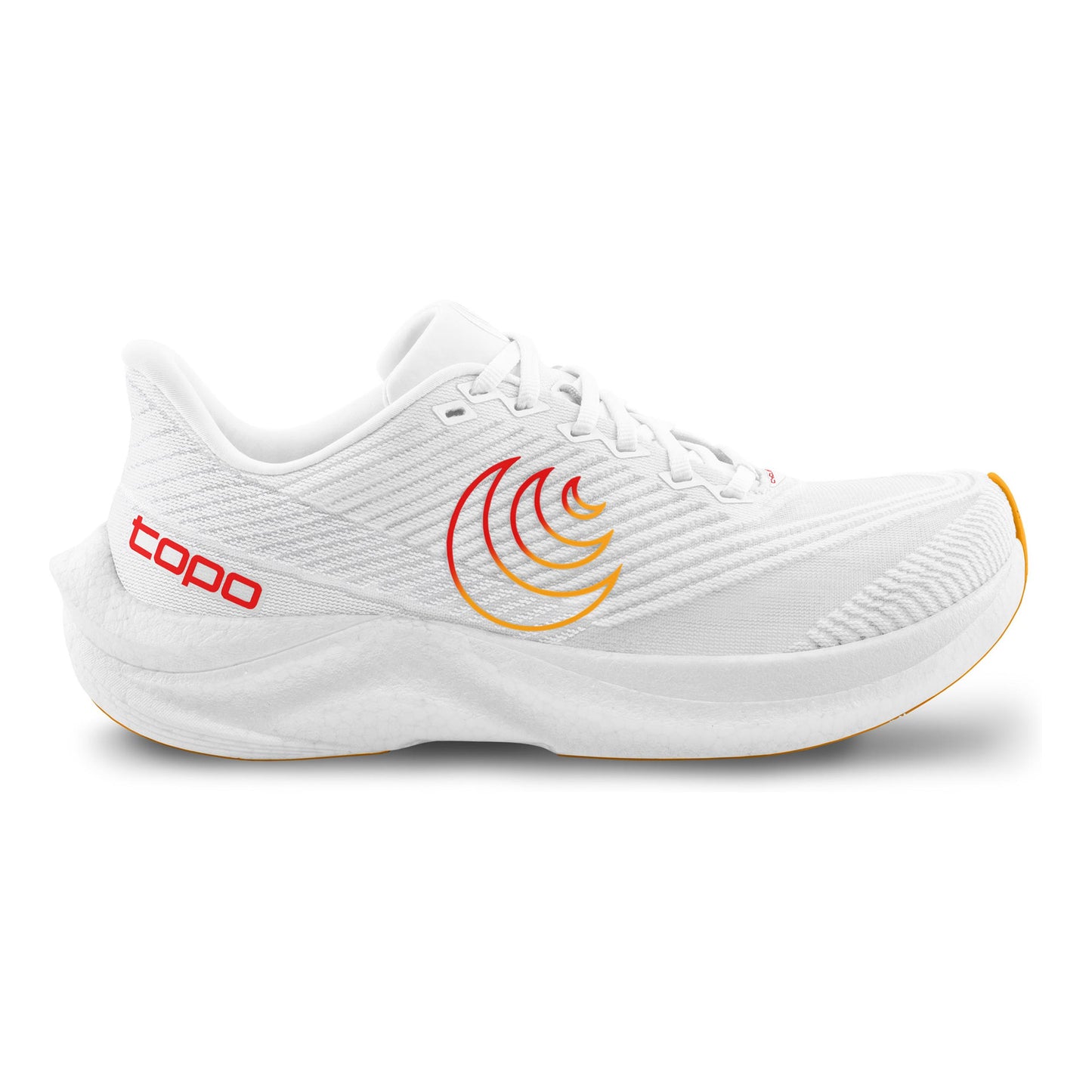 TOPO ATHLETIC Cyclone 3 Wedstrijdschoen Dames-Wit,Rood