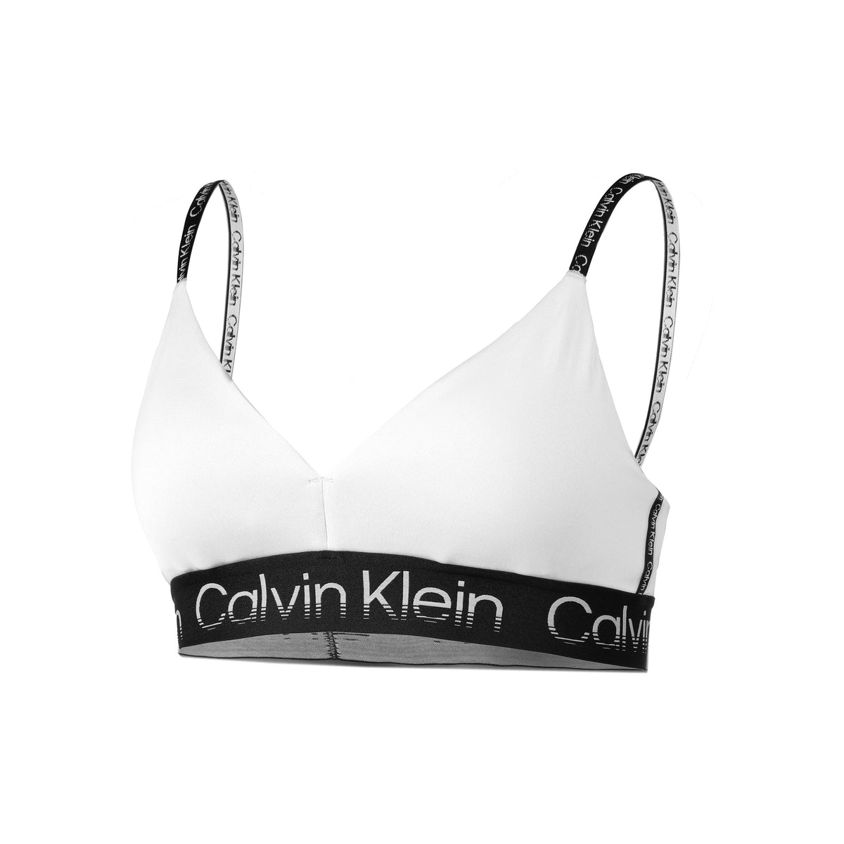 Calvin Klein Low Support Sport-bh Dames - wit,