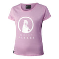 Baseline Logo Glitter T-shirt Dames - pink,
