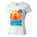 Happy Slam T-shirt Dames - wit, veelkleurig