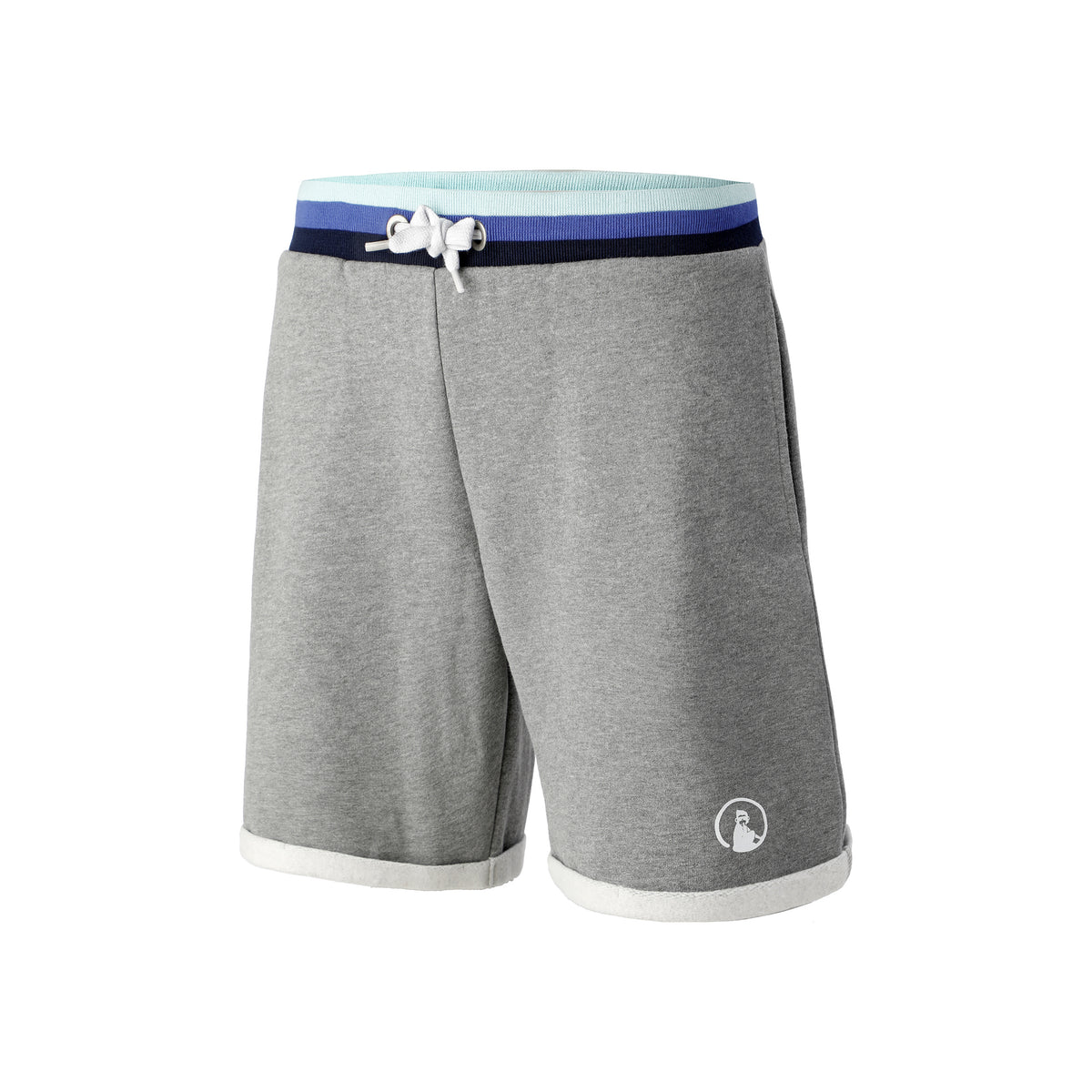 Quiet Please Ocean Cotton Shorts Heren - grijs, blauw