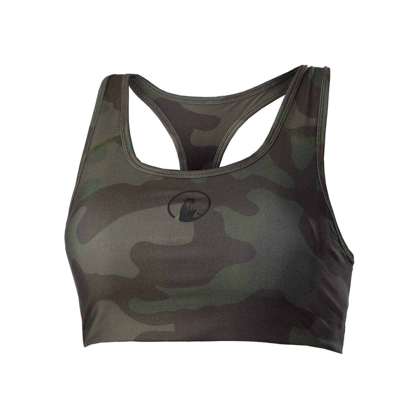 Quiet Please Love Padded Sport-bh Dames - olijf, kaki