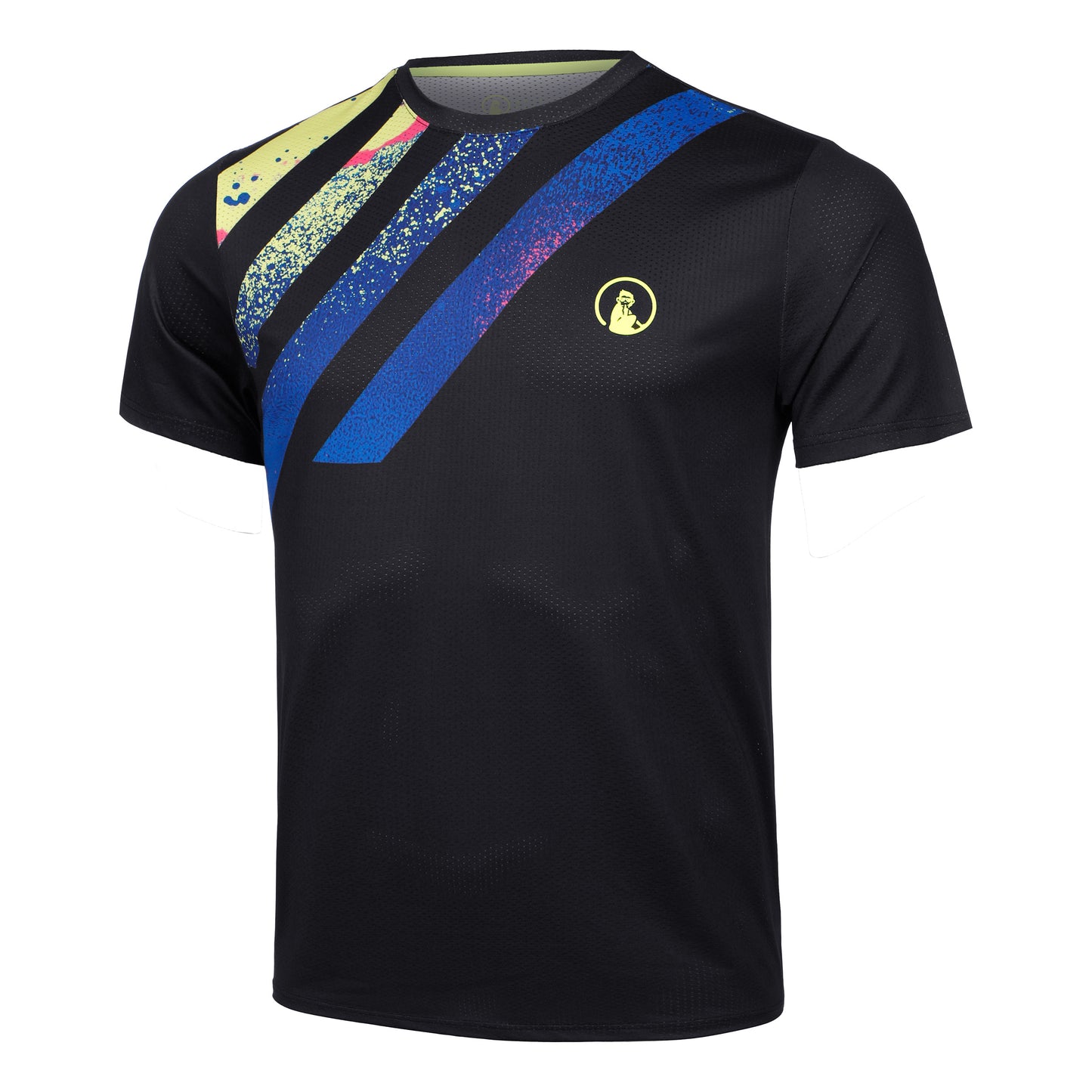 Quiet Please Retro Receiver T-shirt Heren - zwart, veelkleurig