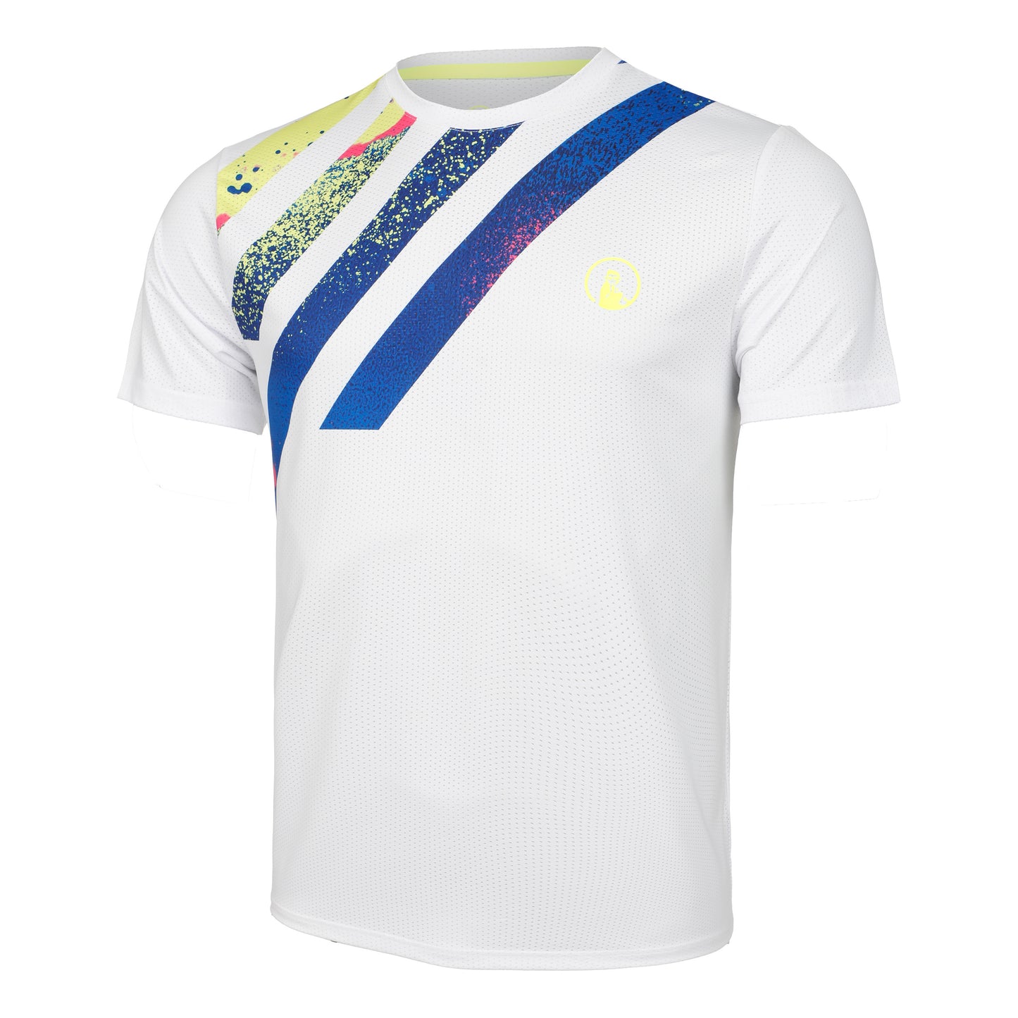 Quiet Please Retro Receiver T-shirt Heren - wit, veelkleurig