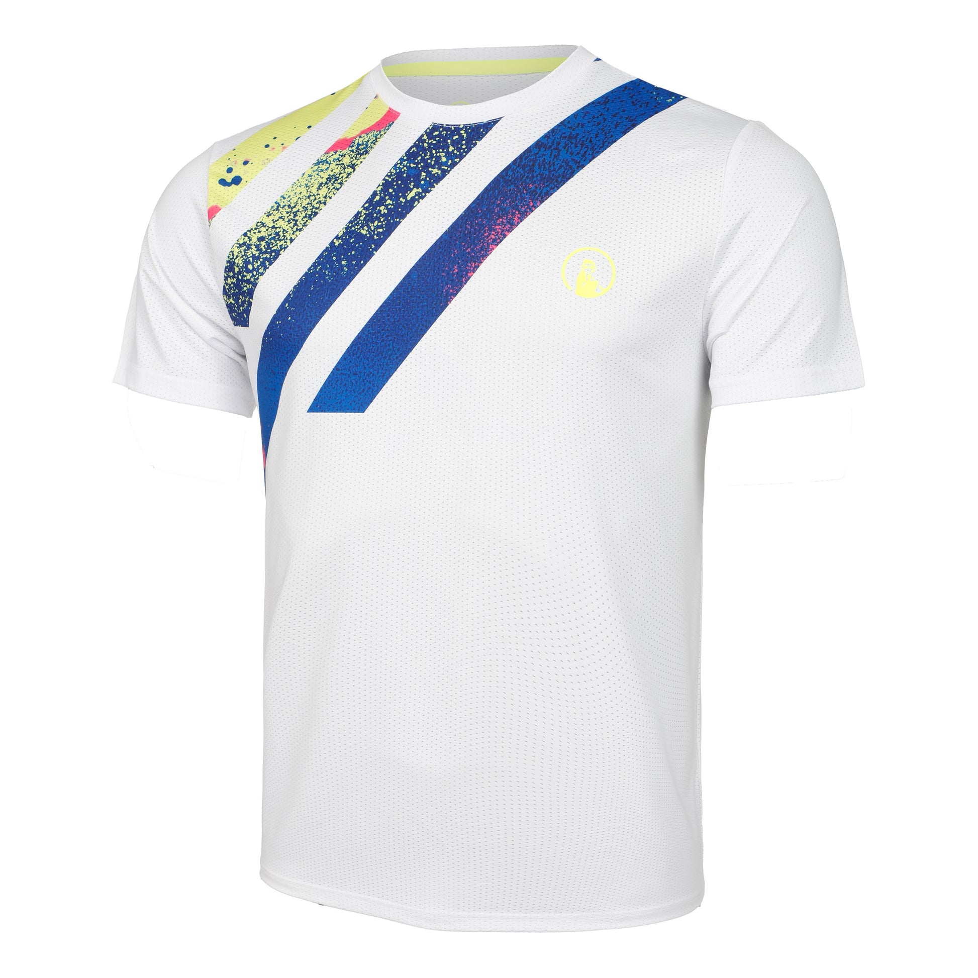 Quiet Please Retro Receiver T-shirt Heren - wit, veelkleurig