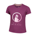 Baseline Logo T-shirt Meisjes-Berry,Pink