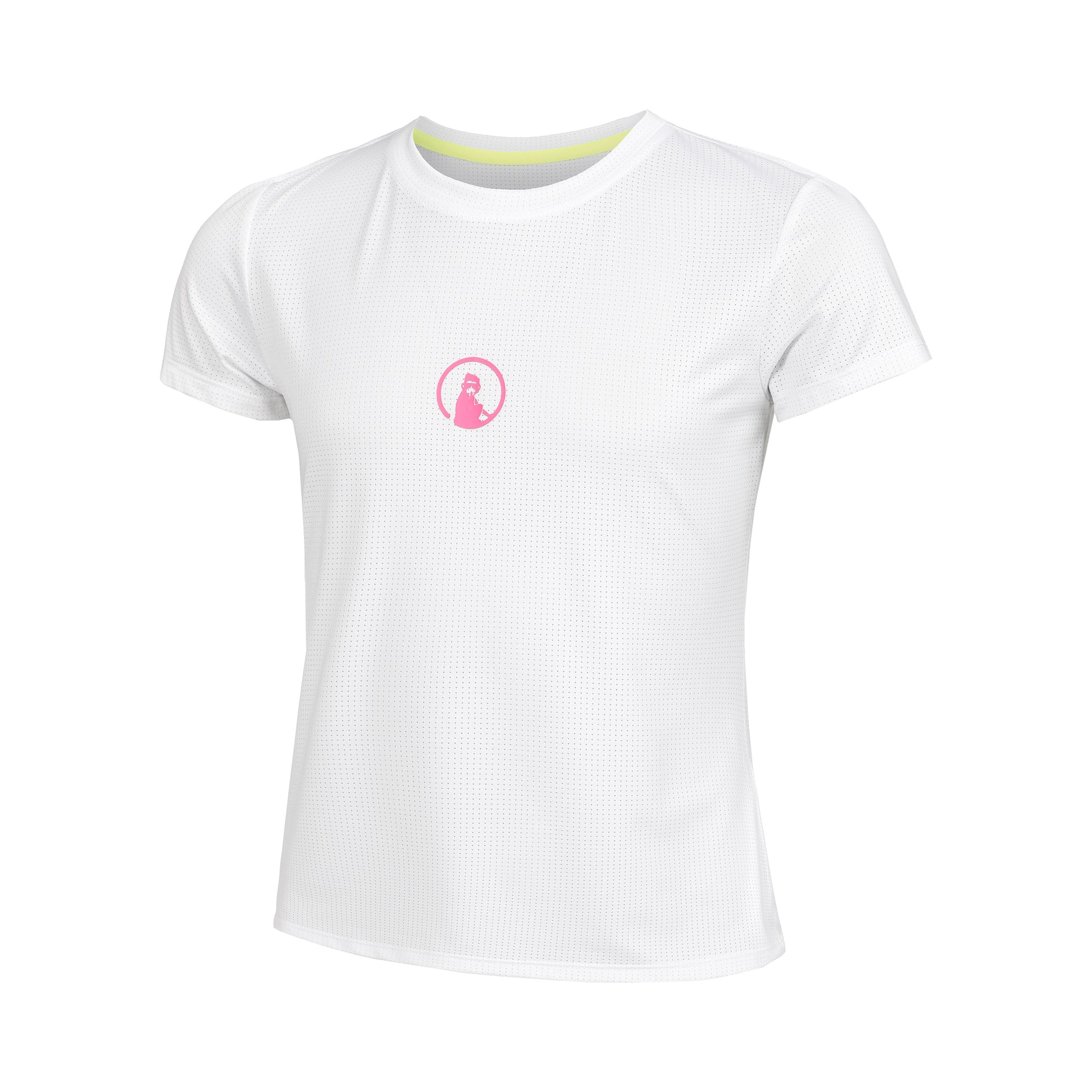 Quiet Please Retriever T-shirt Meisjes - wit, pink