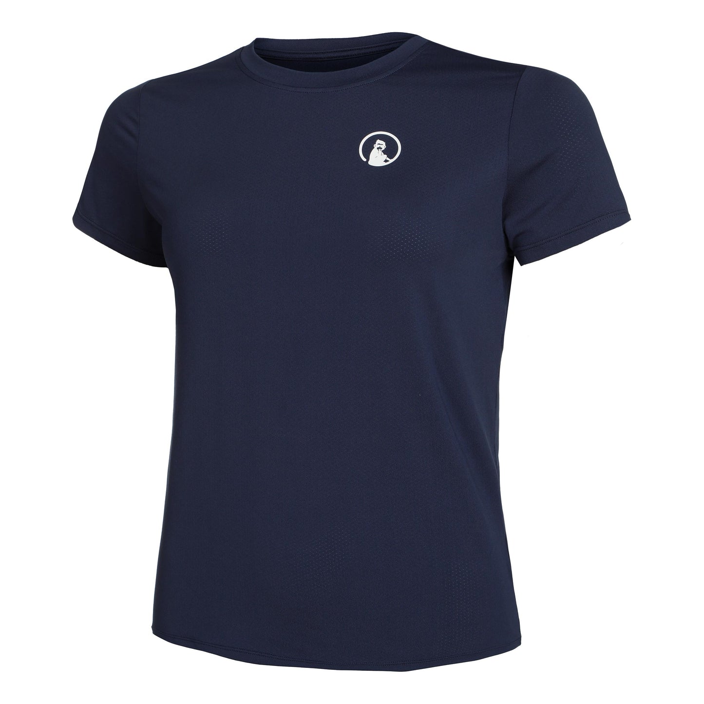 Quiet Please Retriever T-shirt Dames-Donkerblauw