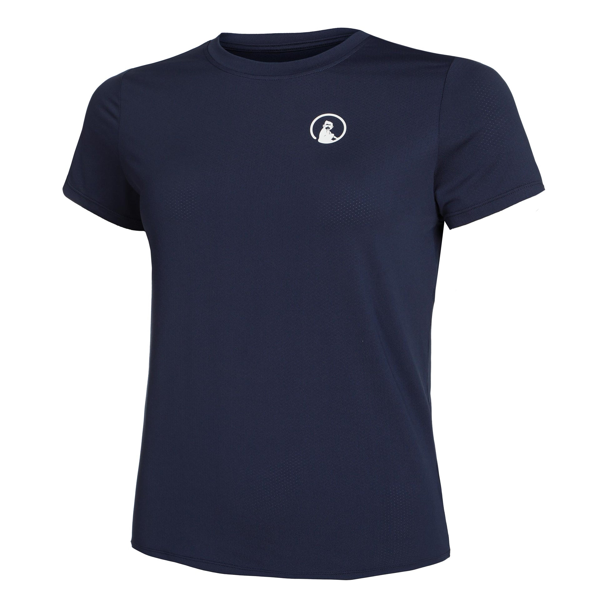 Quiet Please Retriever T-shirt Dames-Donkerblauw