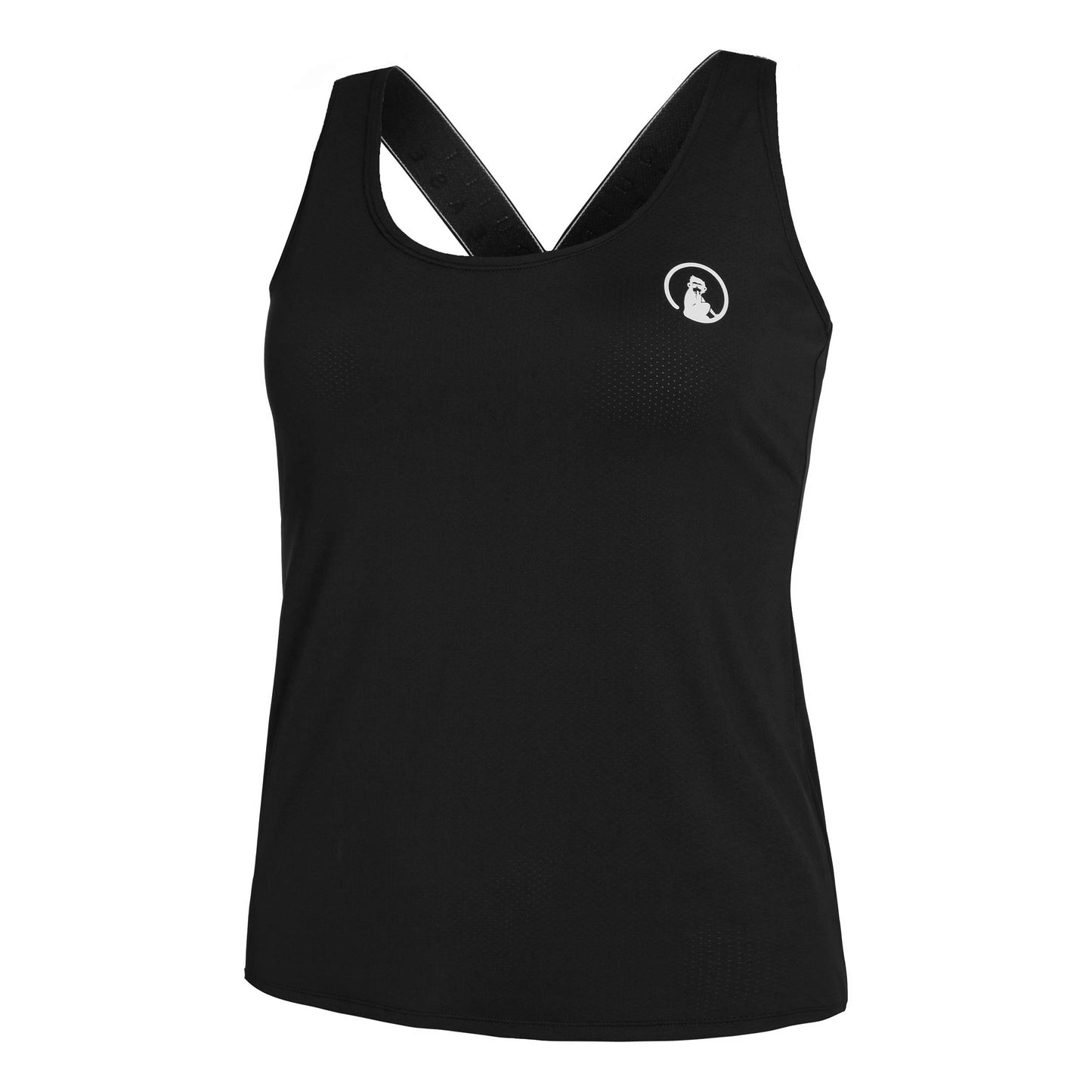 Quiet Please Serve & Volley 2.0 Tanktop Dames-Zwart