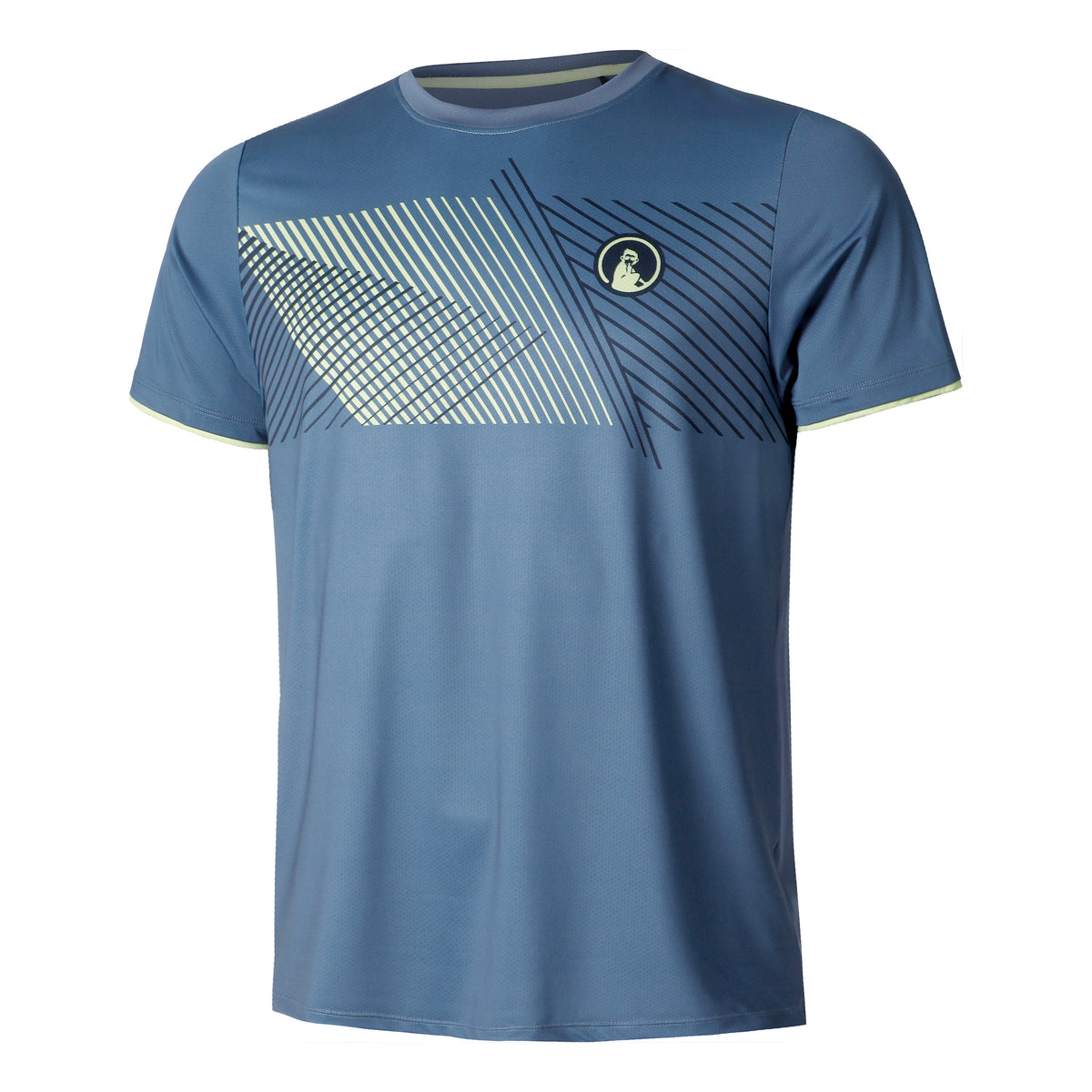 Quiet Please Perspectives Receiver T-shirt Heren-Blauw