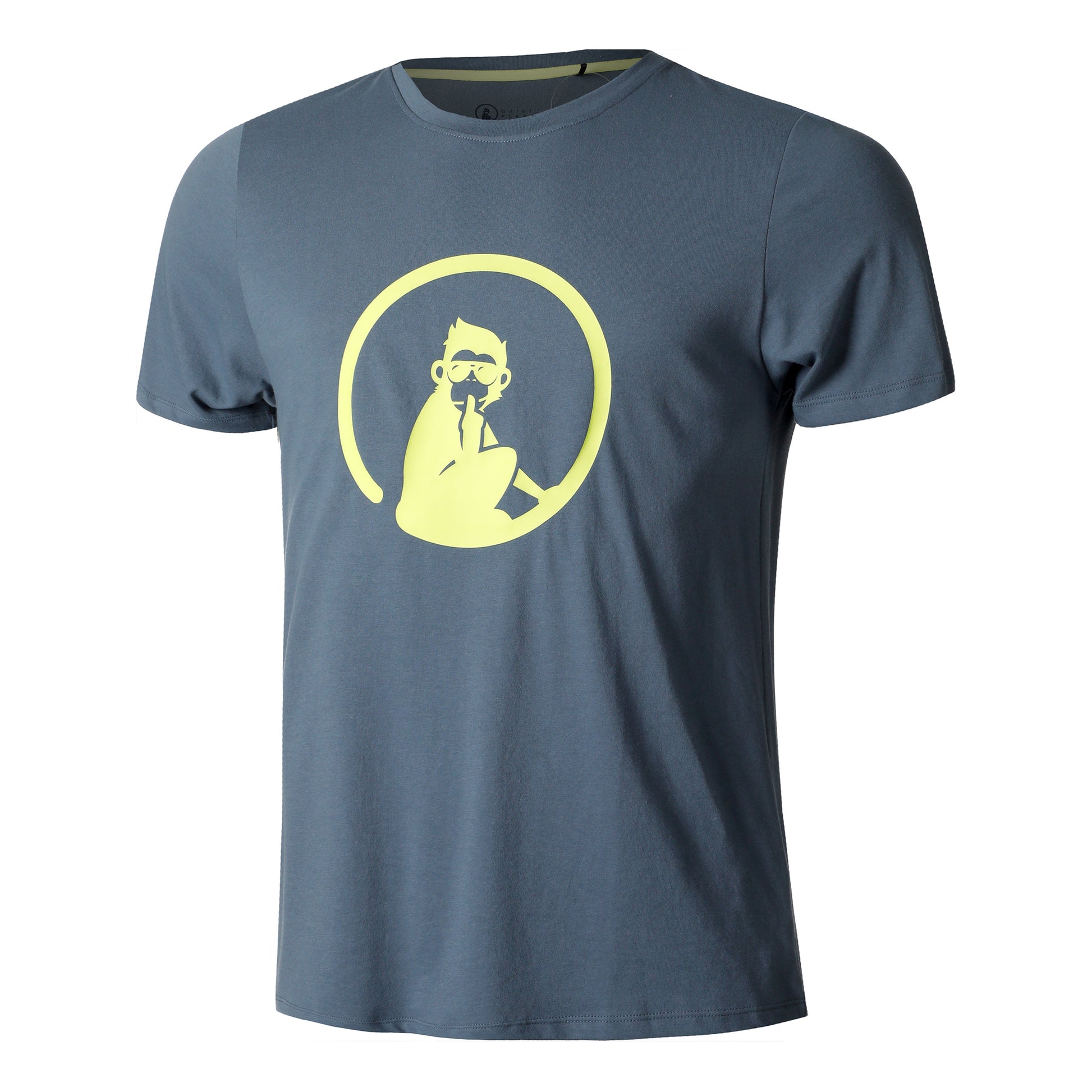 Quiet Please Trainings T-shirt Heren - blauw,