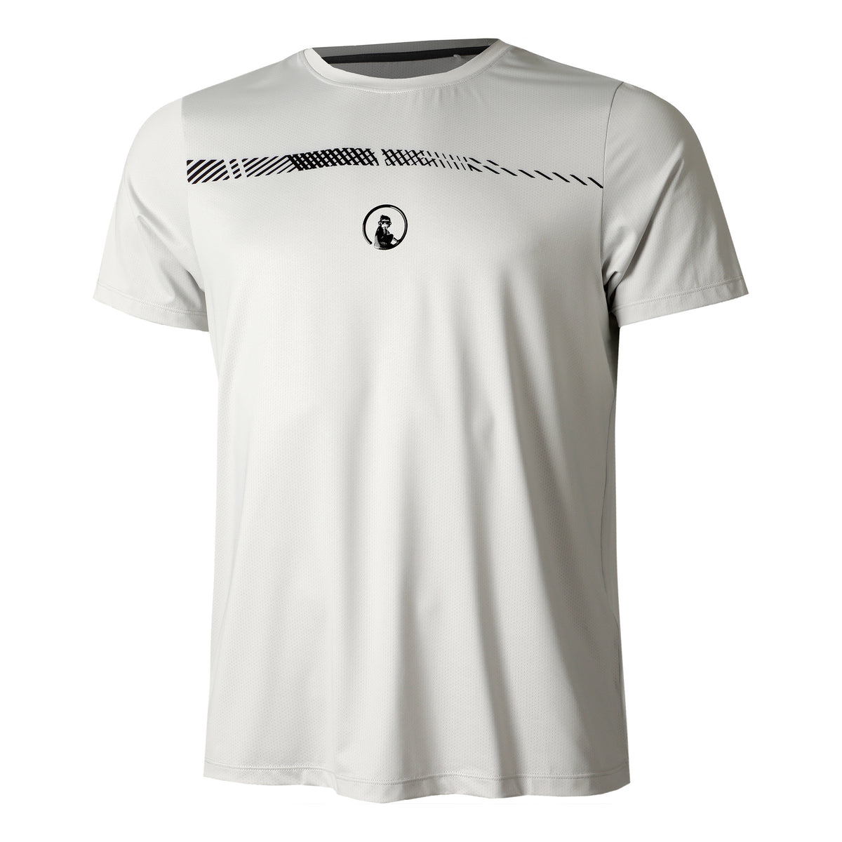 Quiet Please Sparkle Receiver T-shirt Heren-Lichtgrijs