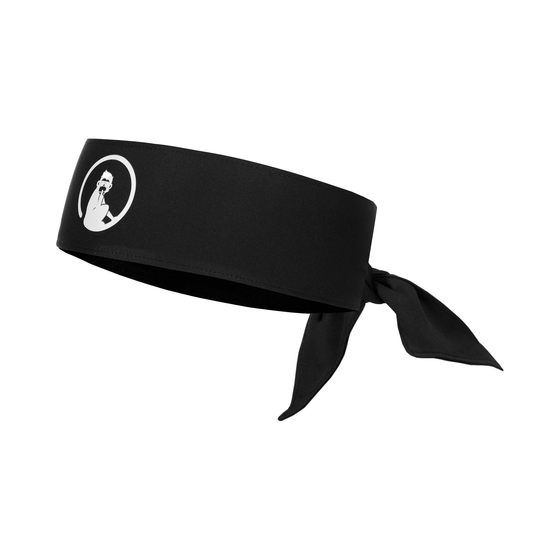 Quiet Please Court Bandana-Zwart