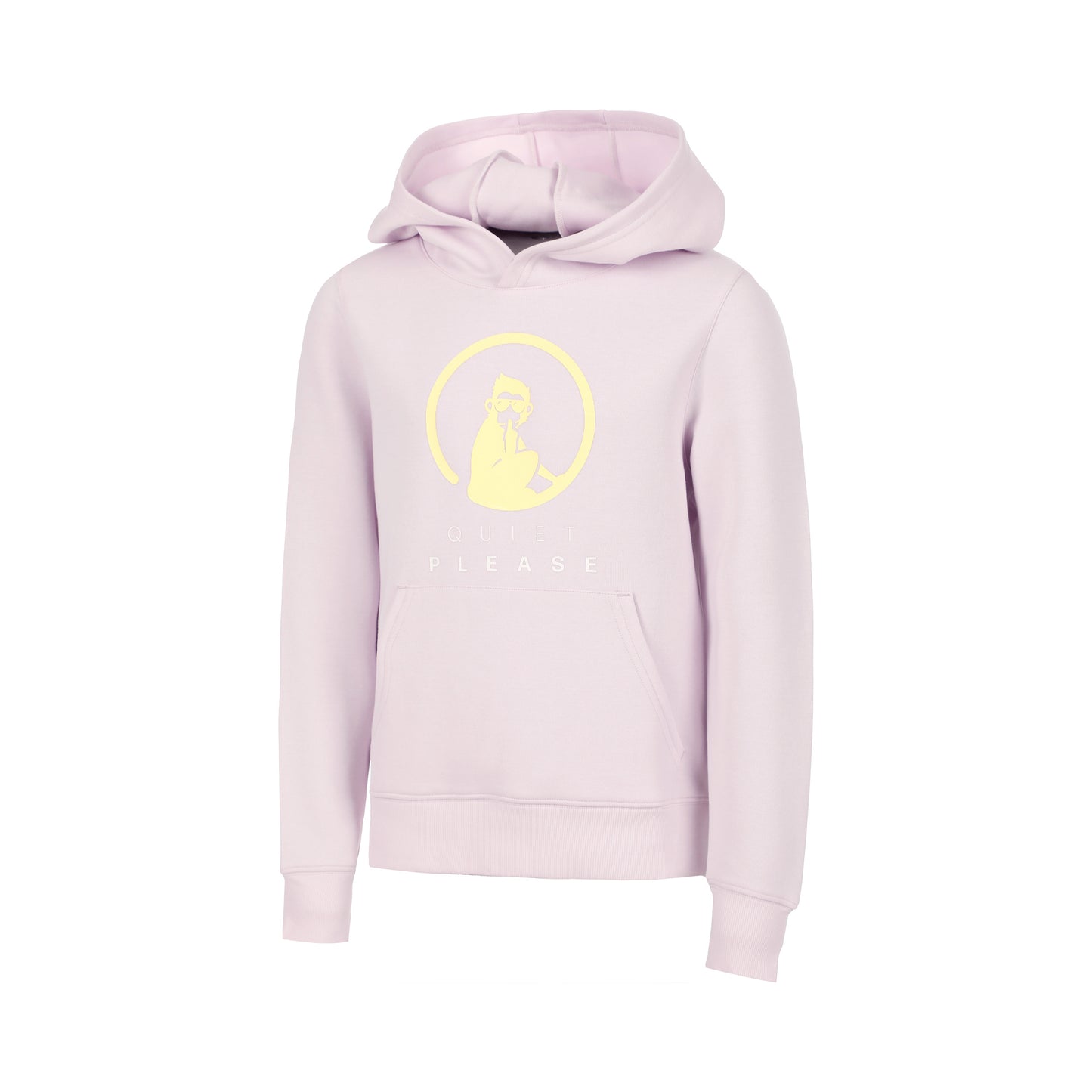 Quiet Please Baseline Logo Sweater met capuchon Meisjes - mauve, geel
