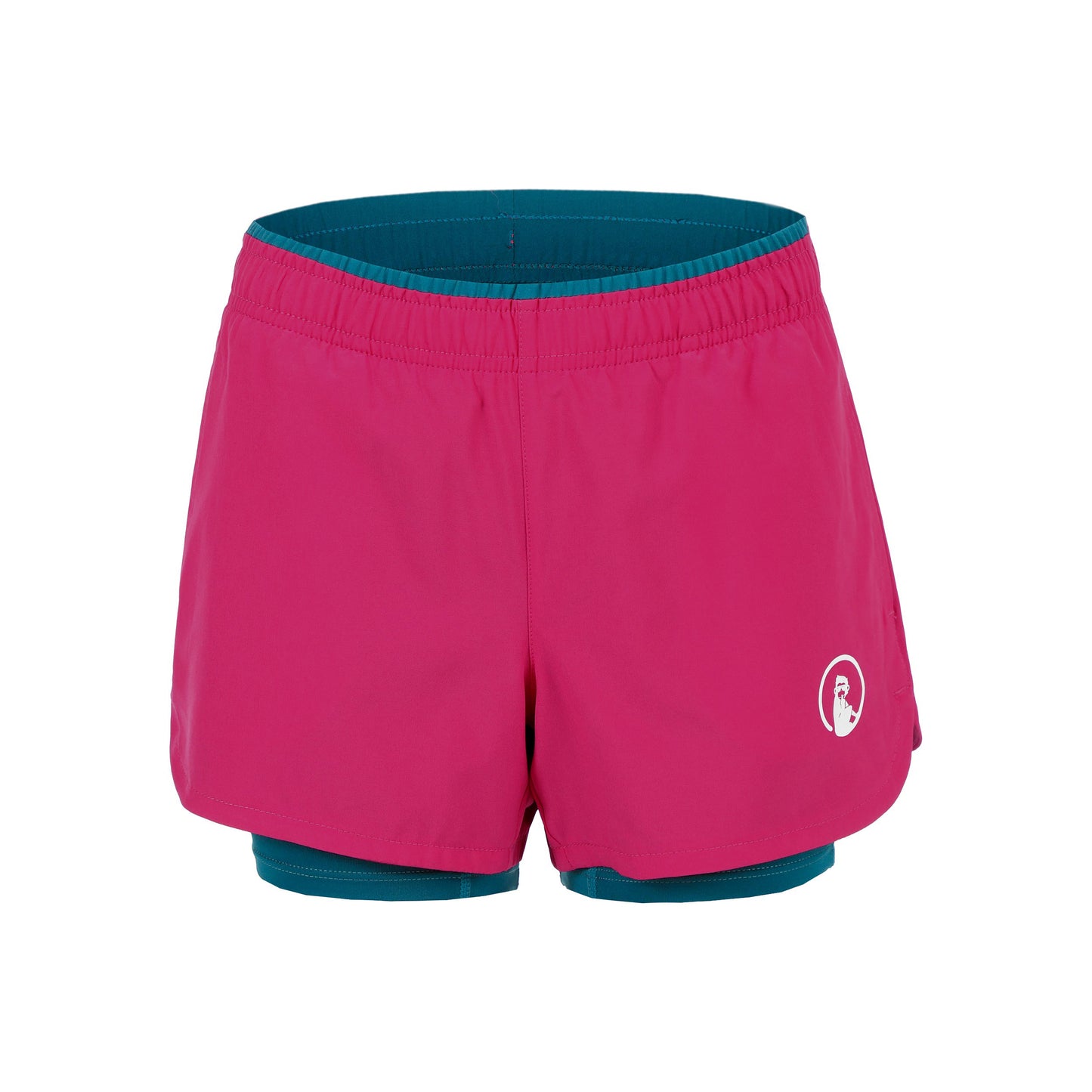 Quiet Please Create Match 2in1 Shorts Meisjes-Pink,Veelkleurig