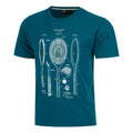 Create Rackitecture T-shirt Heren-Petrolblauw,Wit