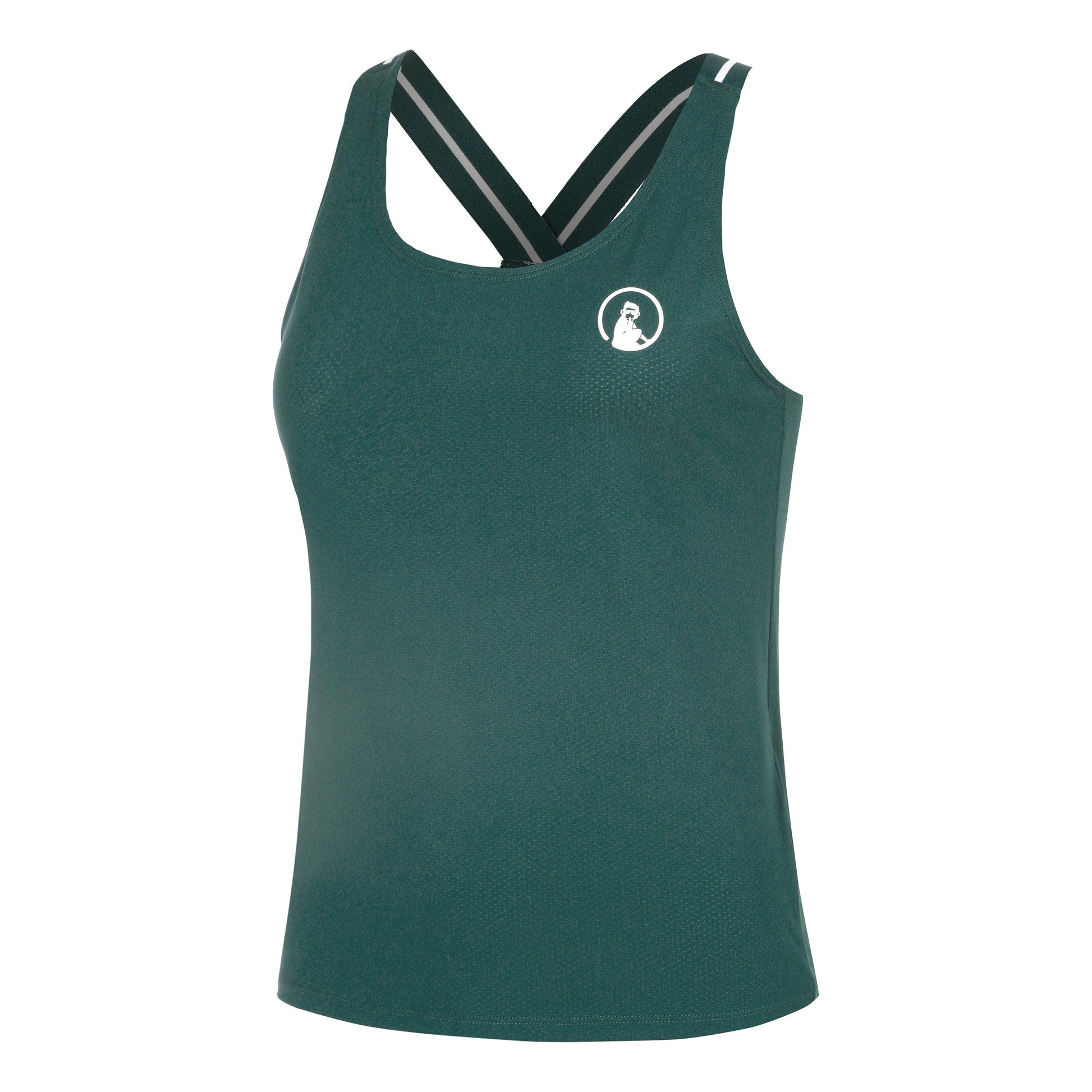 Quiet Please Serve & Volley Tanktop Dames-groen