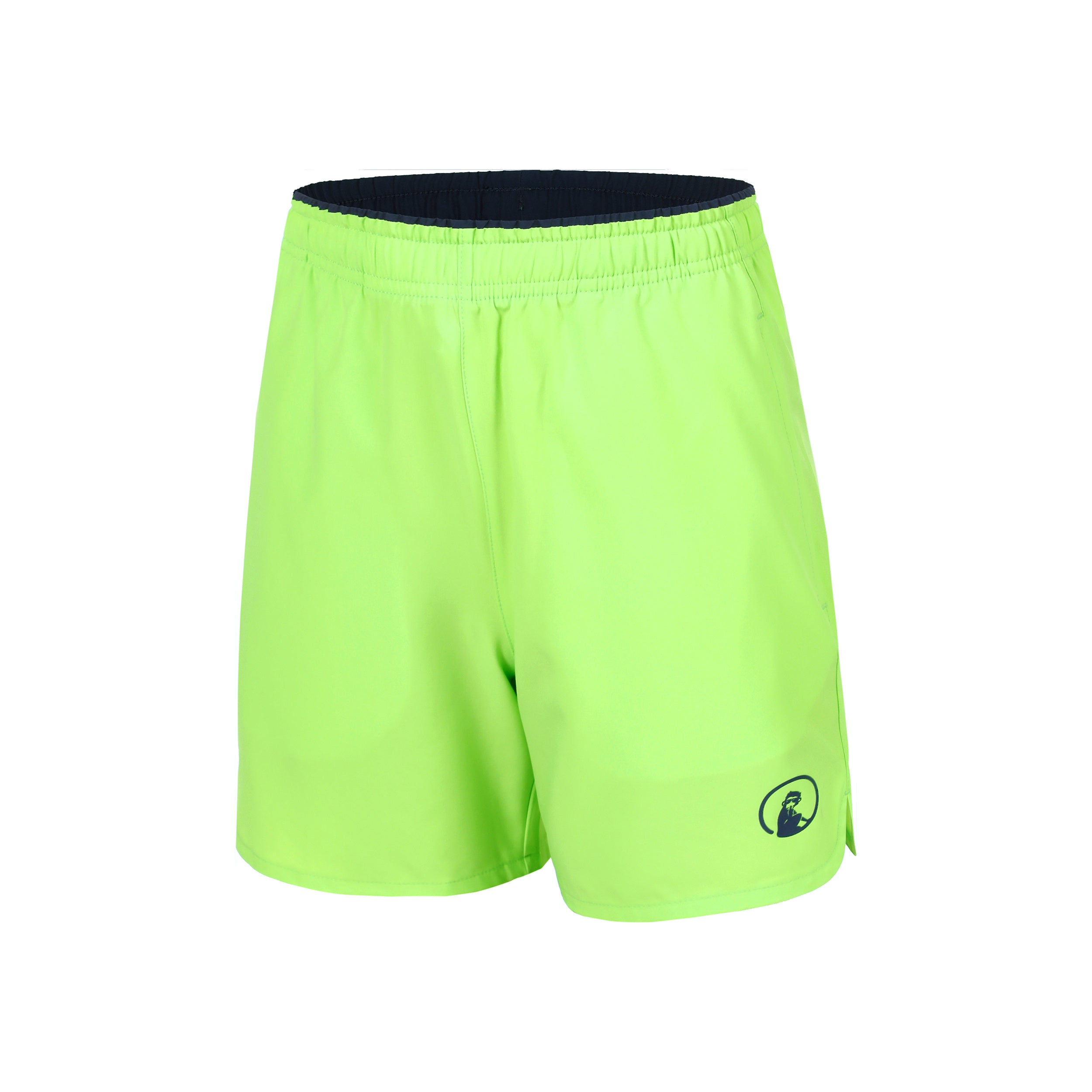 Quiet Please Smash Shorts Jongens - neongroen, donkerblauw