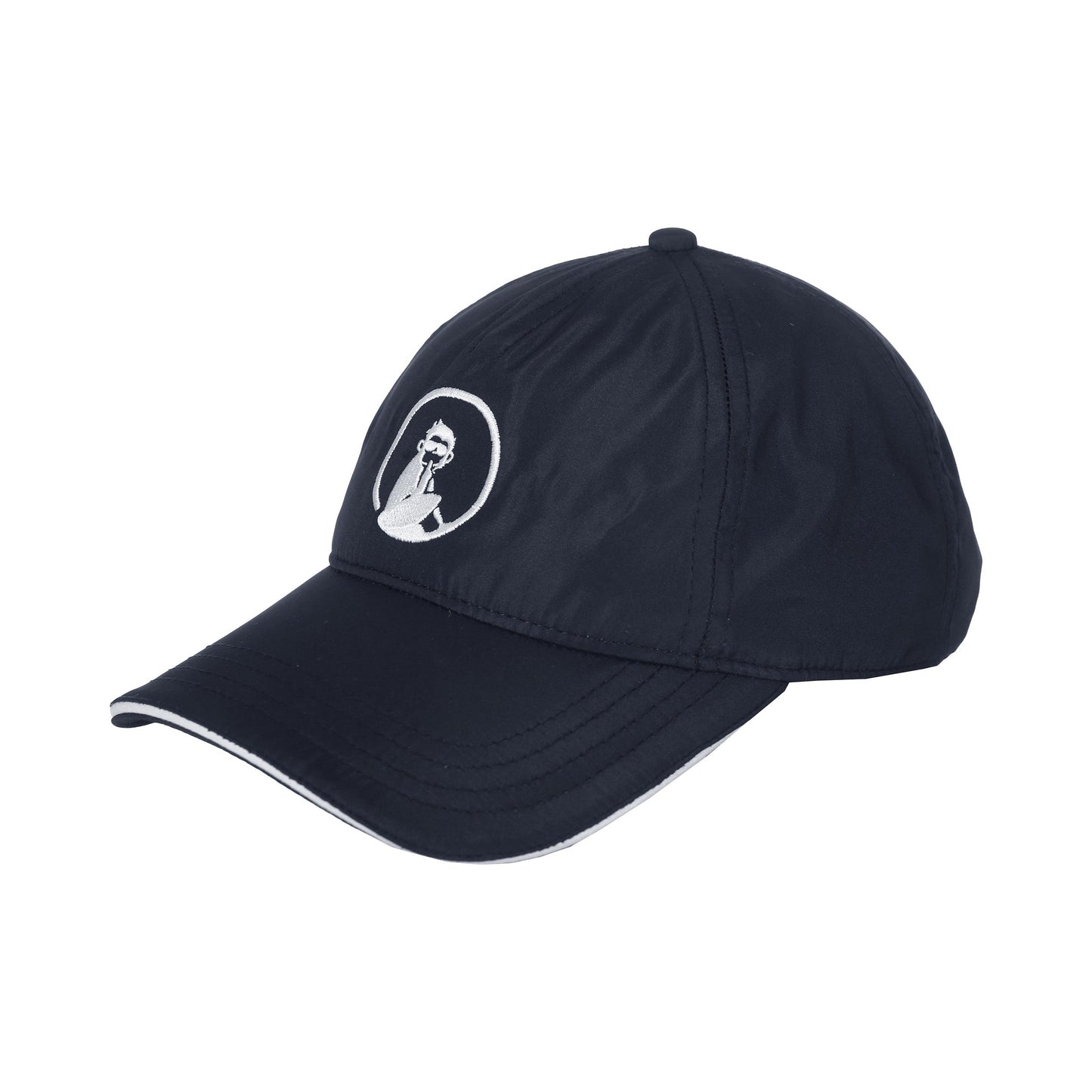 Quiet Please Court Cap Kinderen-Donkerblauw,Wit