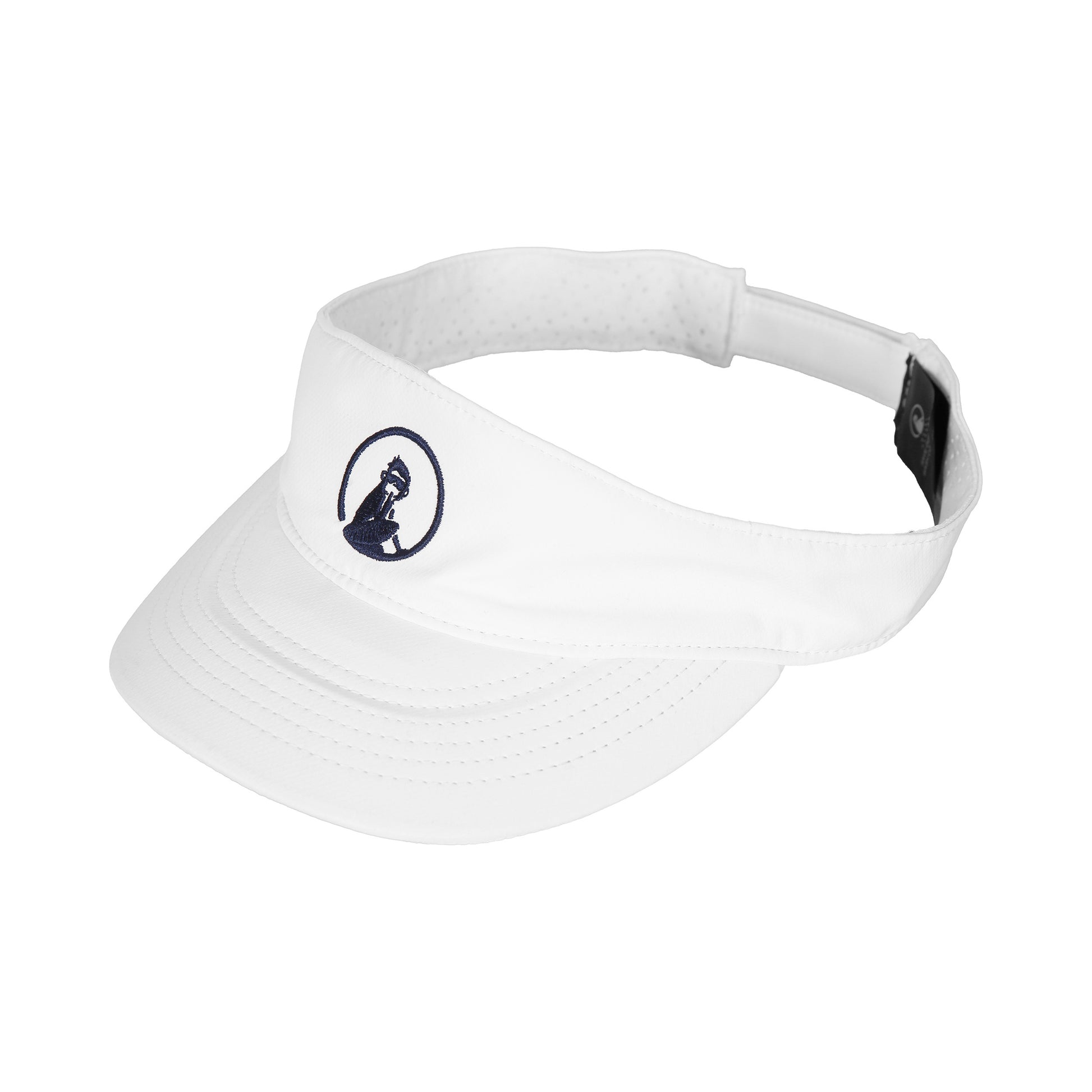 Quiet Please Court Performance Visor Dames-Wit,Donkerblauw