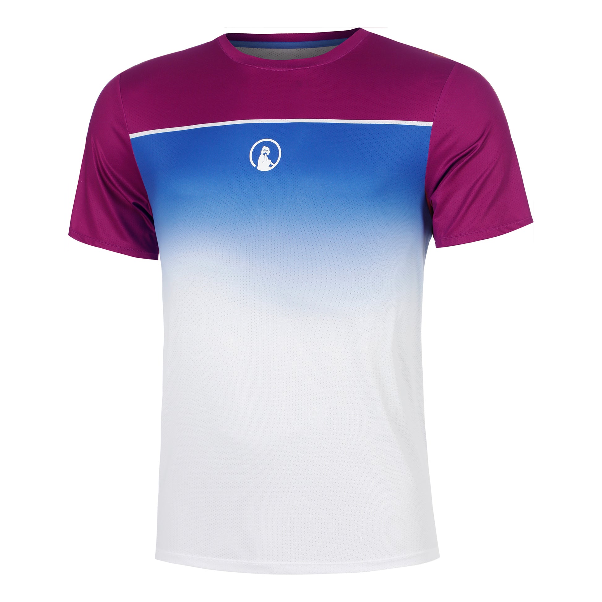 Quiet Please Receiver Faded T-shirt Heren - pink, wit