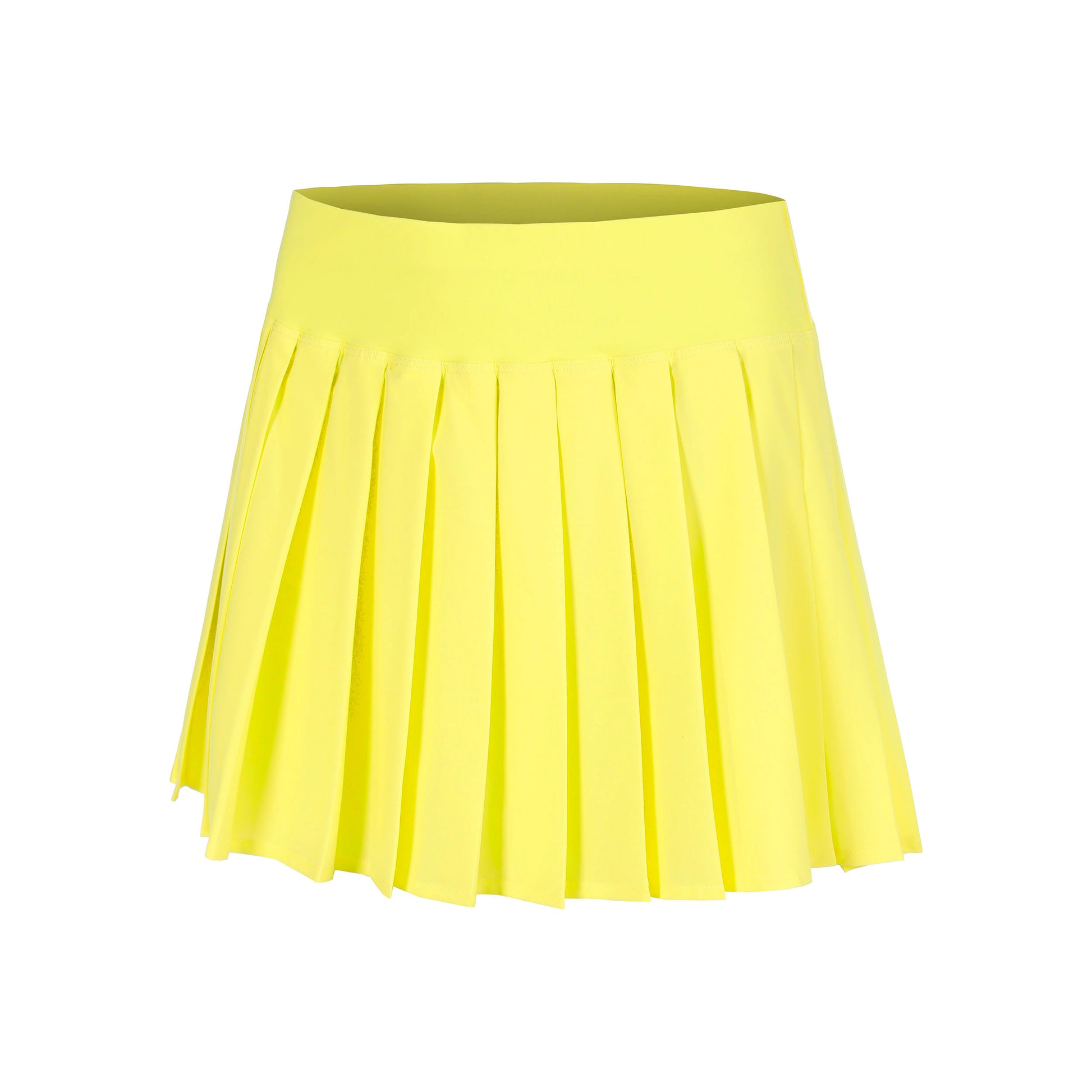 Quiet Please Love Pleated Rok Dames - geel, wit