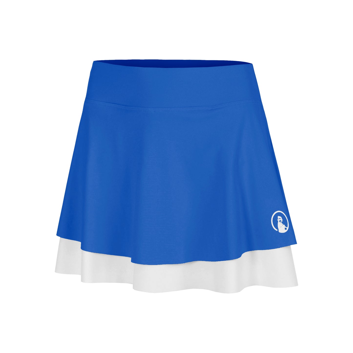Quiet Please Crush Rally Rok Dames-blauw, wit