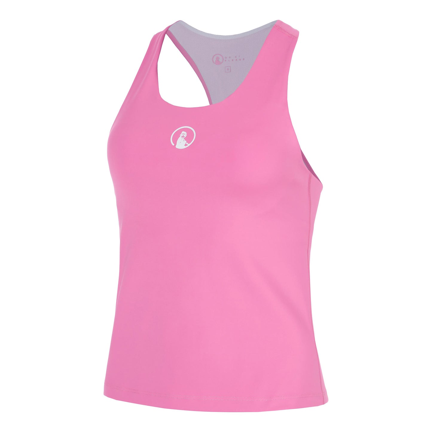Quiet Please Crush Tanktop Dames - pink, wit