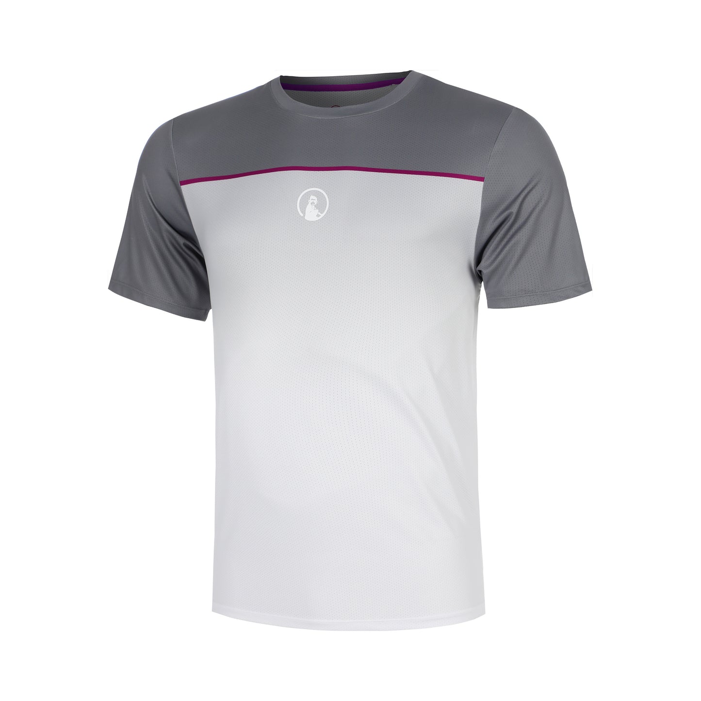 Quiet Please Receiver Faded T-shirt Jongens - grijs, wit