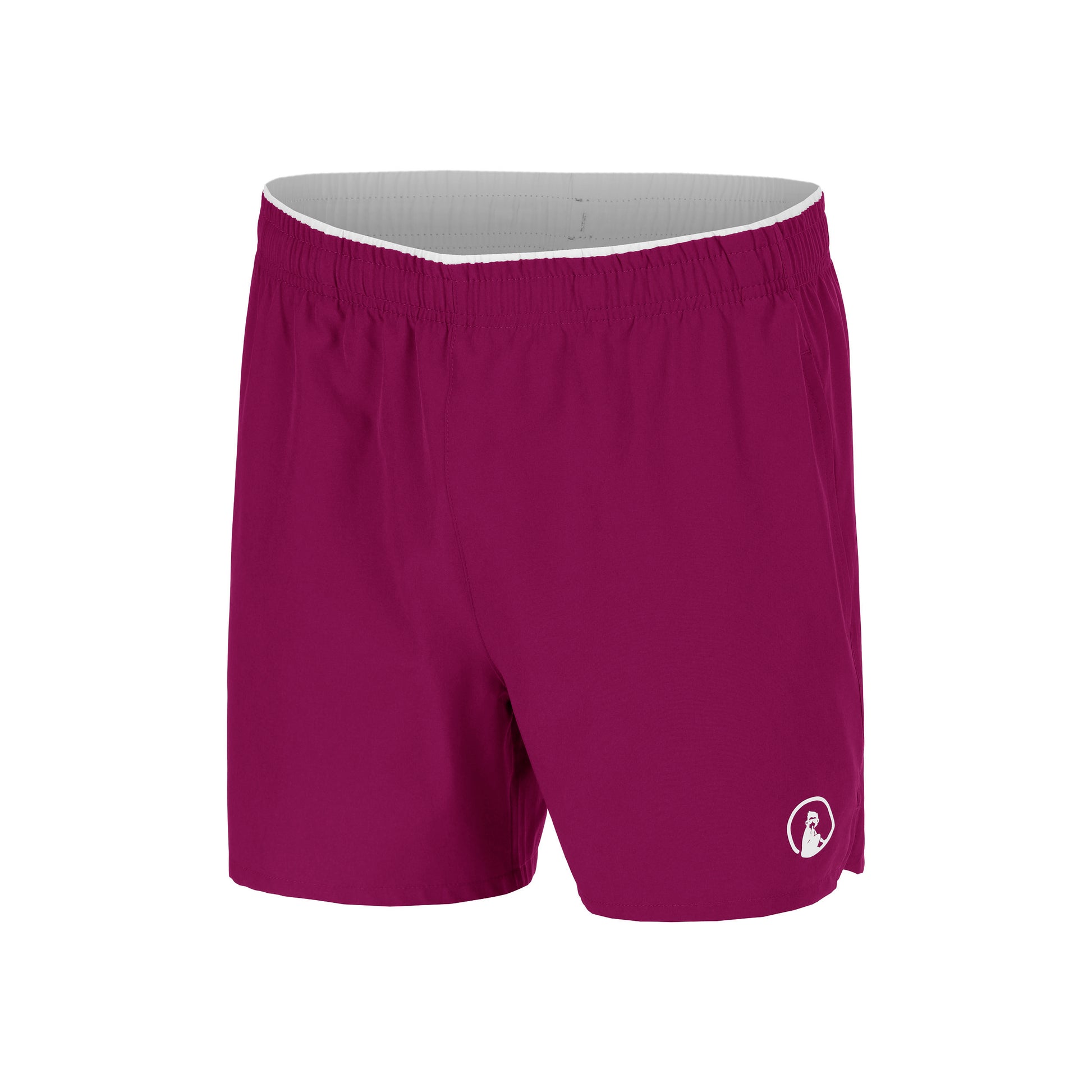Quiet Please Smash Shorts Jongens-berry, wit