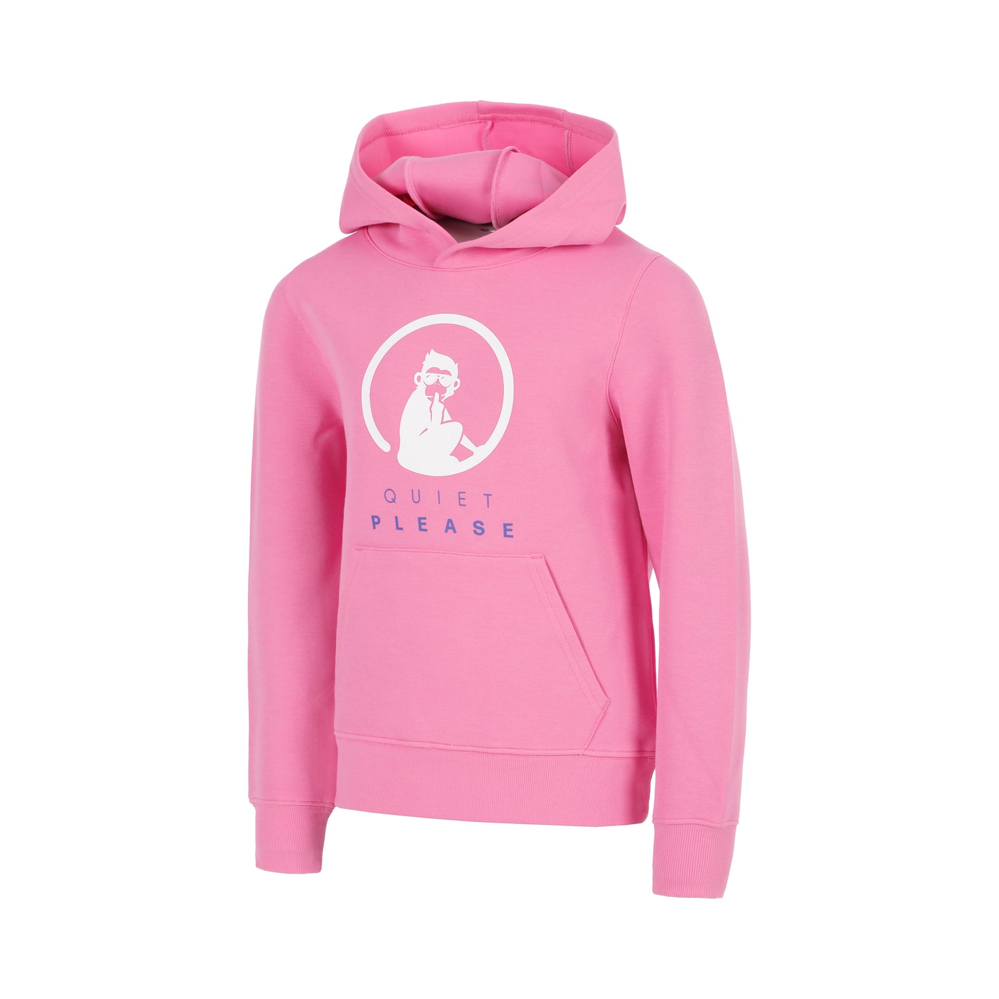 Quiet Please Crushaseline Logo Sweater met capuchon Meisjes - roze, wit