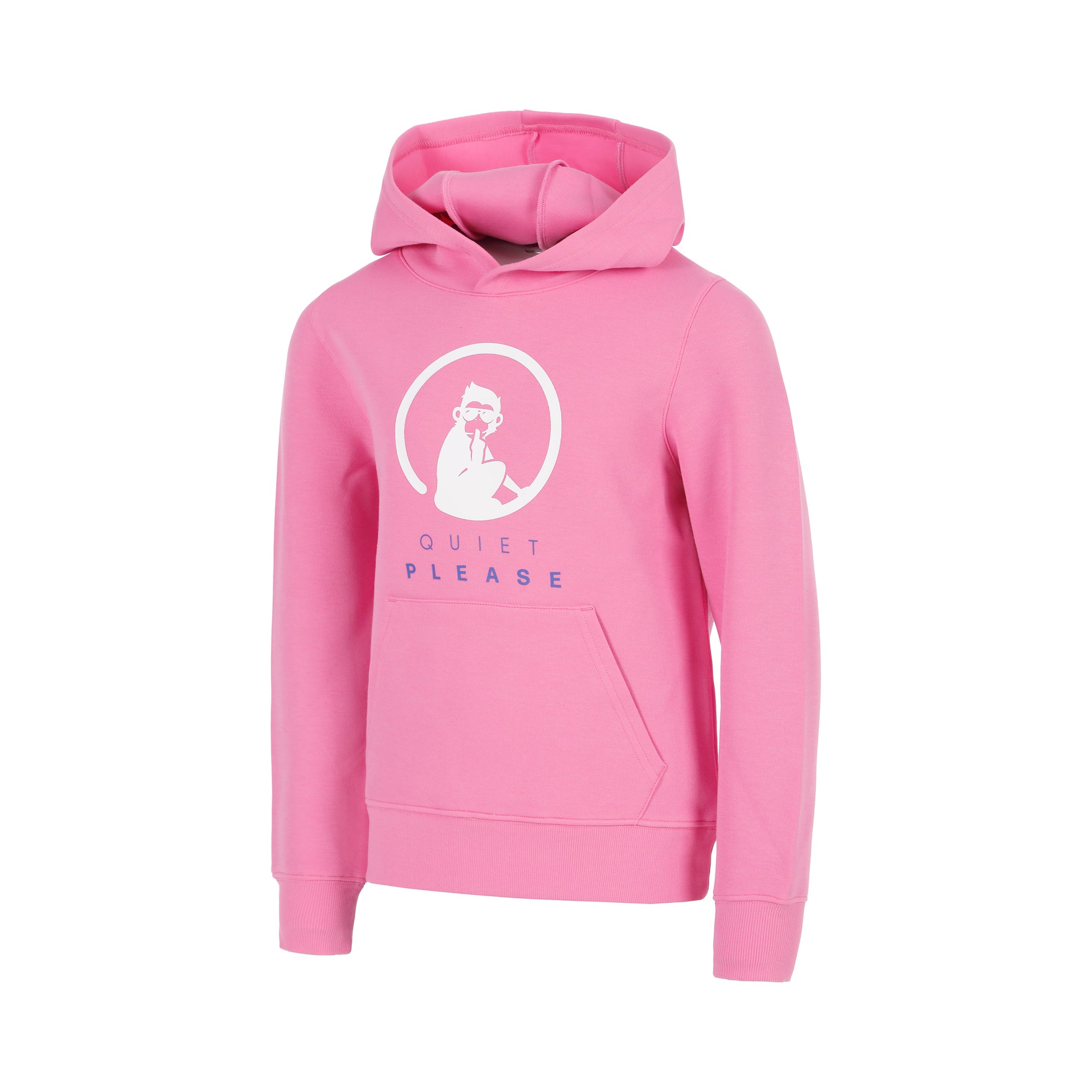 Quiet Please Crushaseline Logo Sweater met capuchon Meisjes - roze, wit