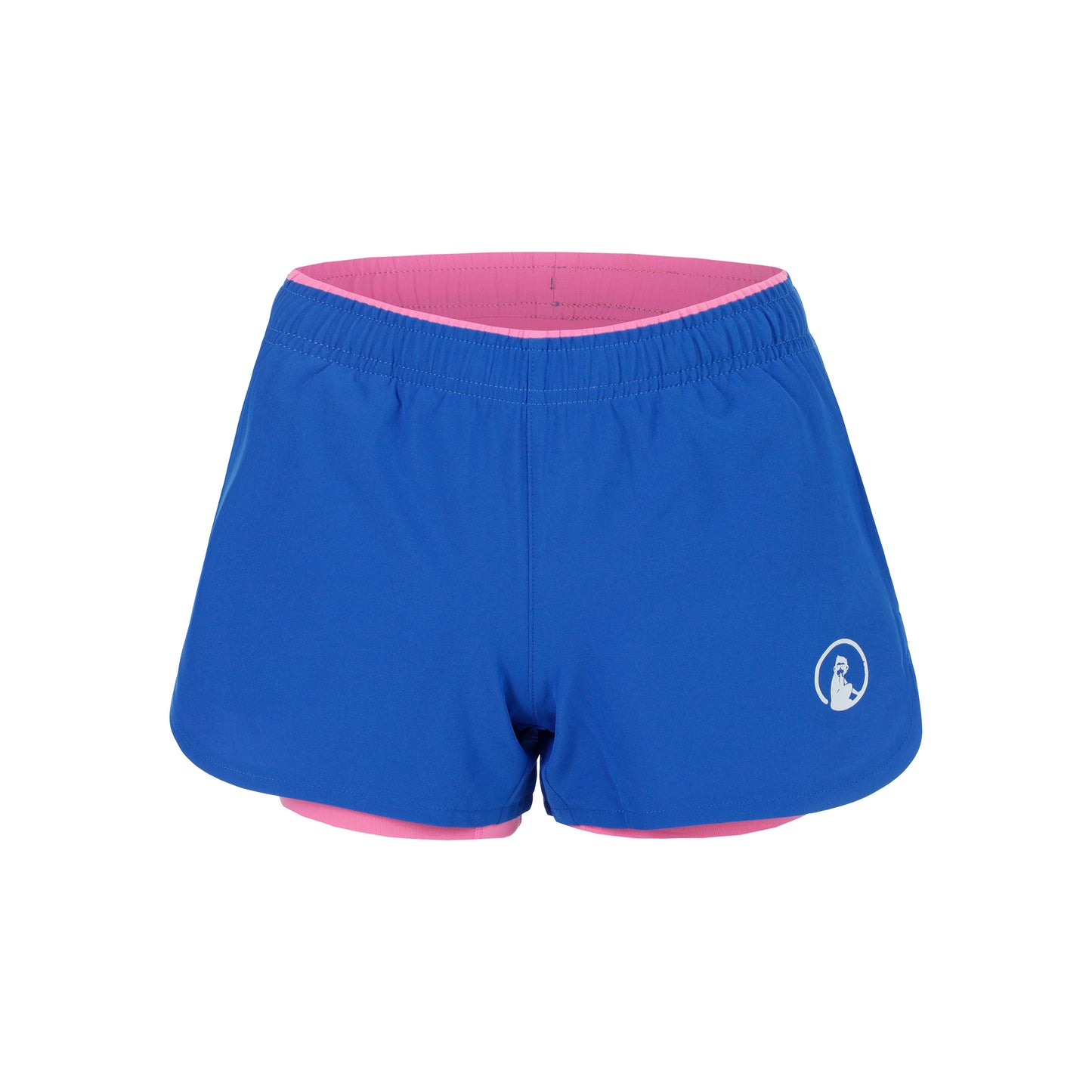 Quiet Please Point 2in1 Shorts Meisjes - blauw, wit