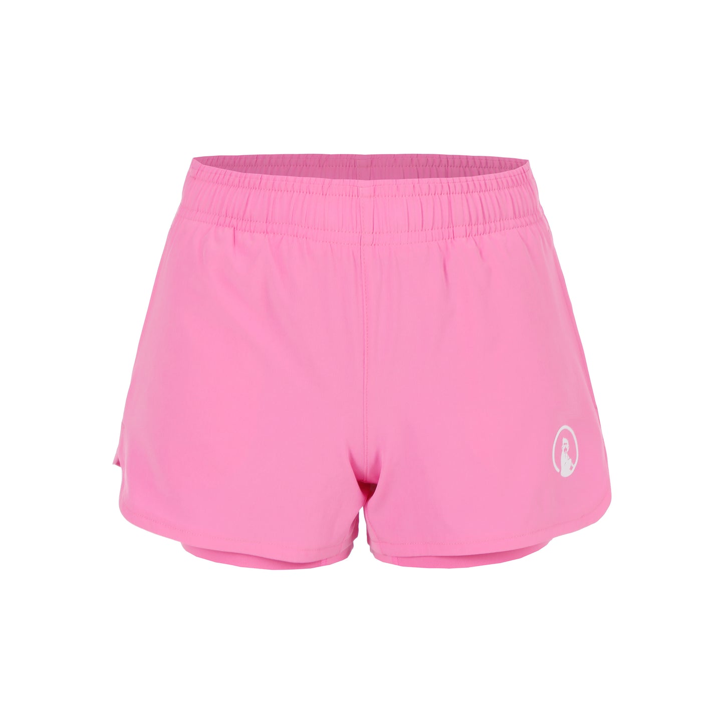 Quiet Please Point 2in1 Shorts Meisjes - pink, wit