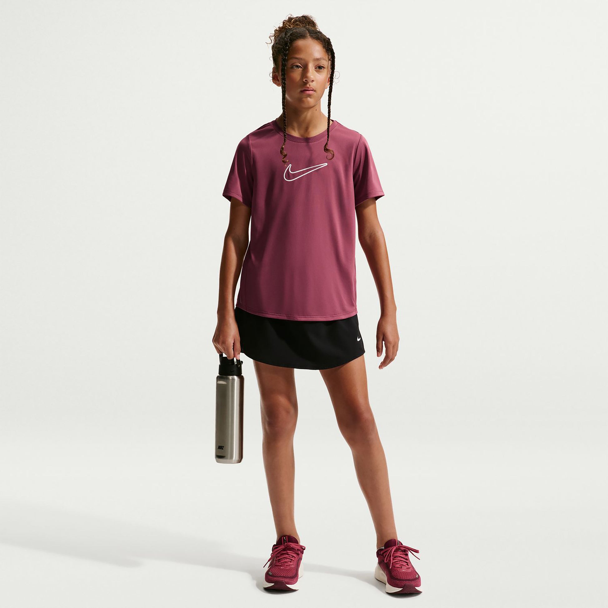Nike Dri-FIT One T-shirt Kinderen - mauve