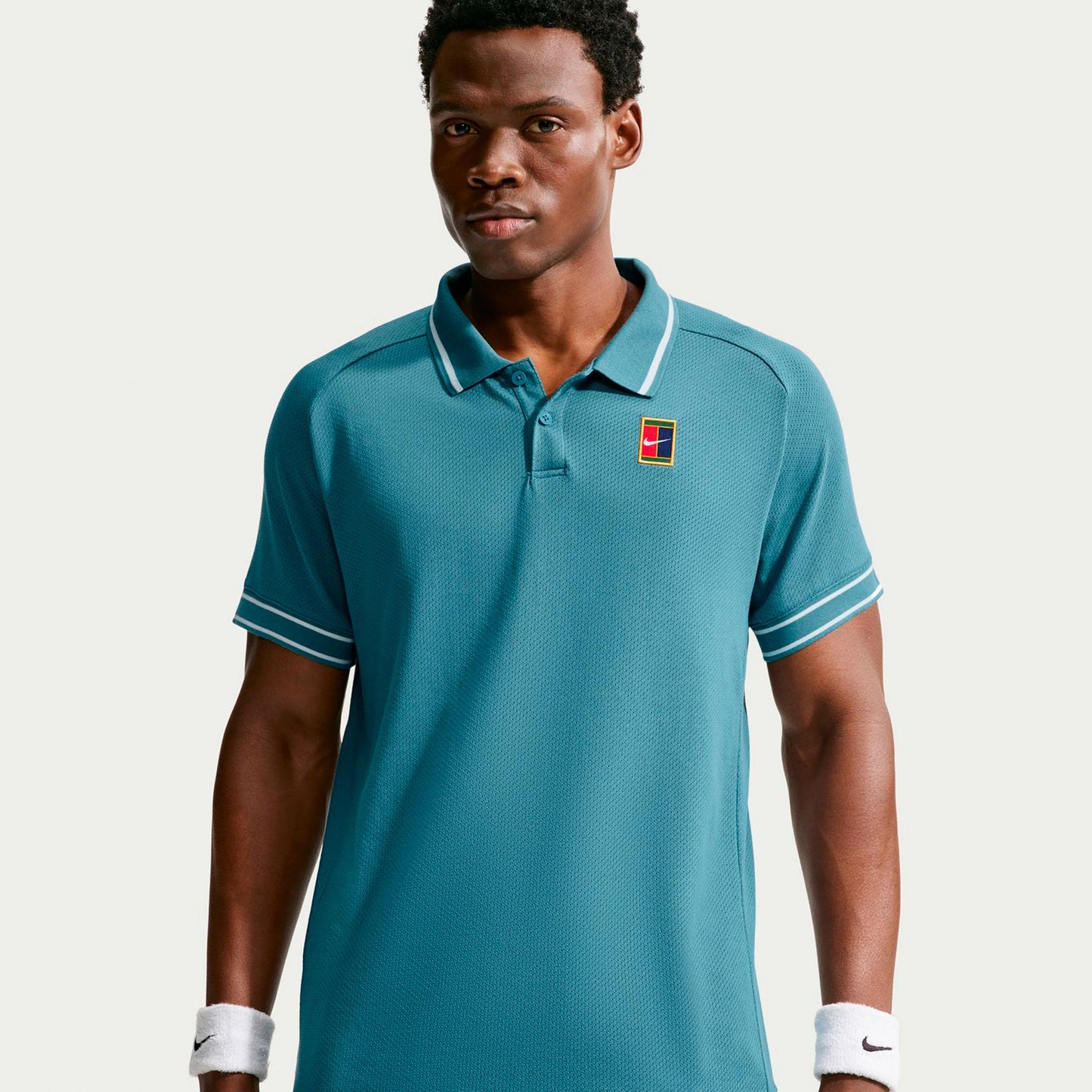 Nike Court Heritage Polo Heren - petrolblauw, petrolblauw