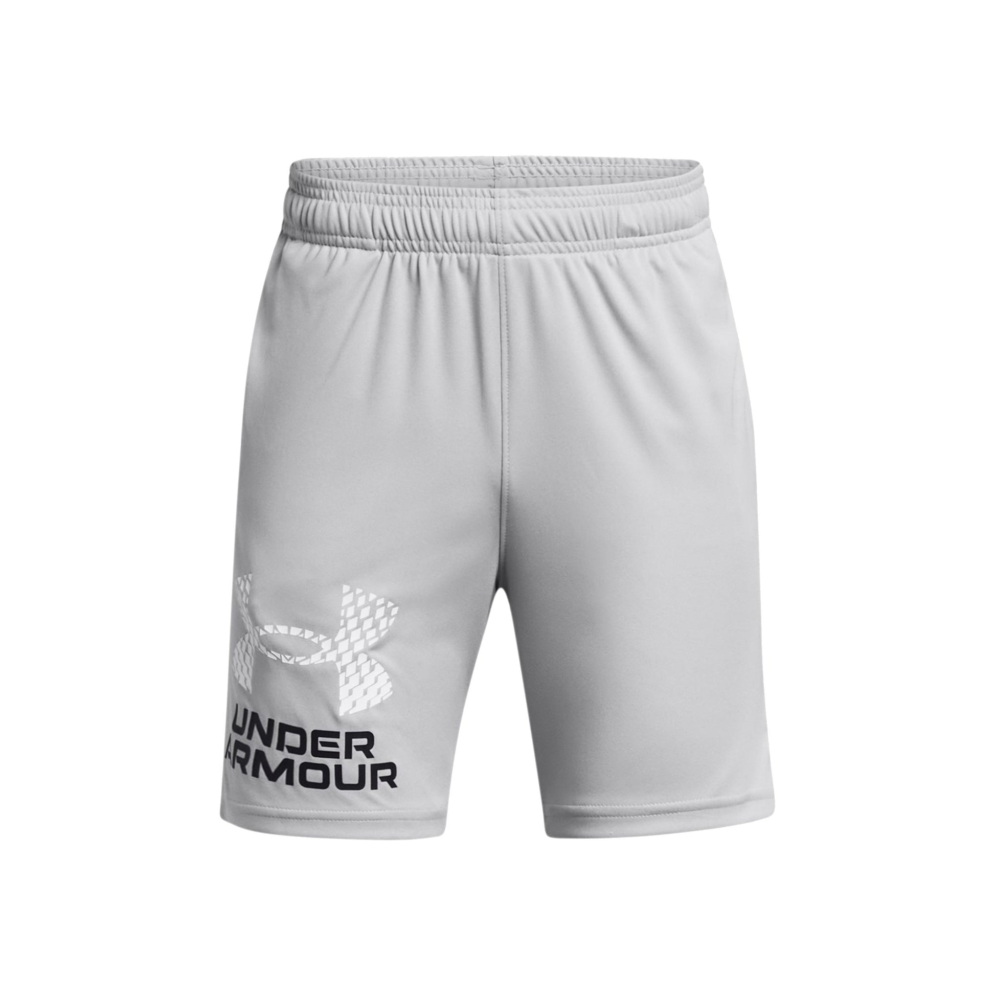 Under Armour Tech Logo Shorts Jongens-grijs, wit