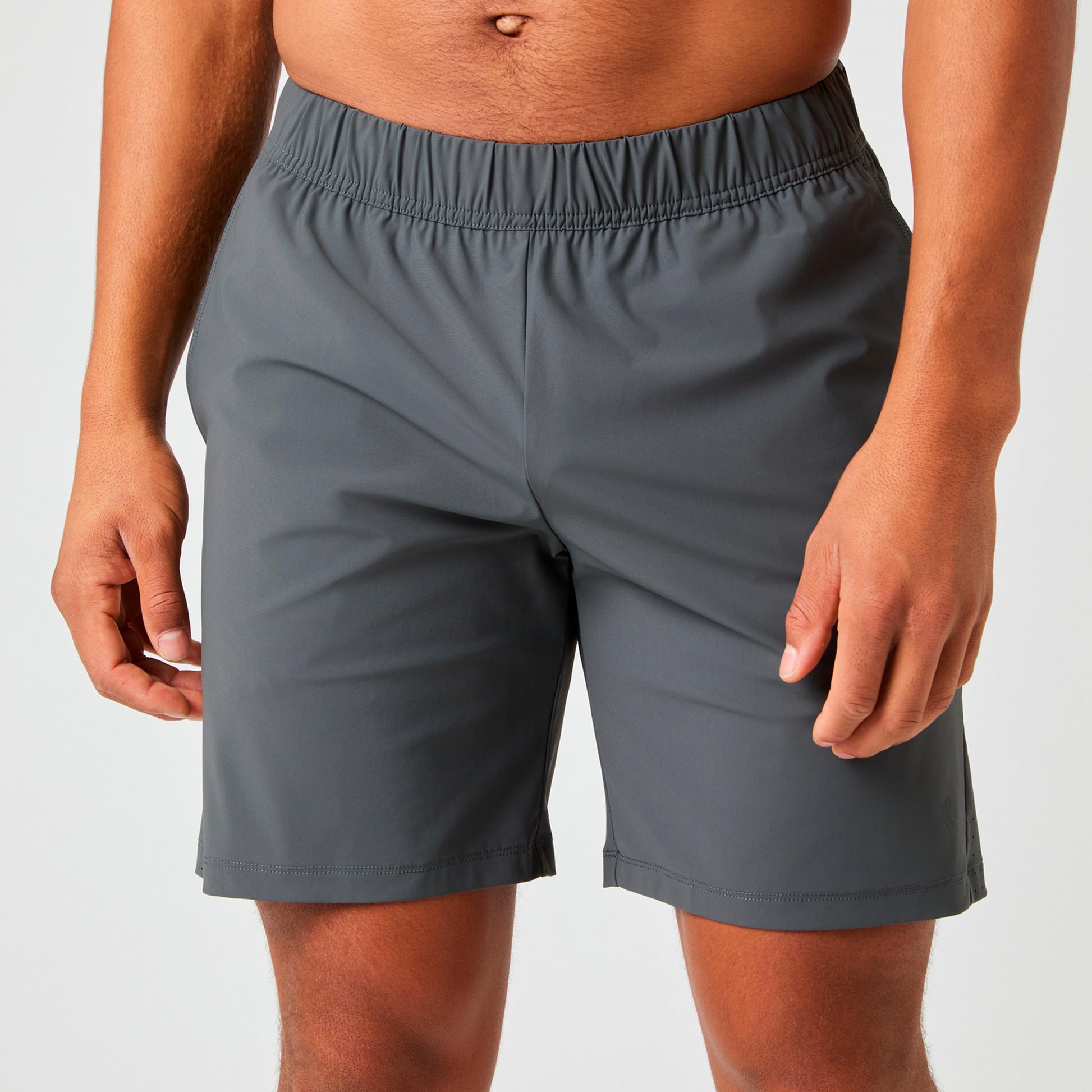 Björn Borg Ace Sports 8 Inch Shorts Heren-donkergrijs, wit