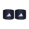 Tennis Zweetband Unisex - donkerblauw, wit