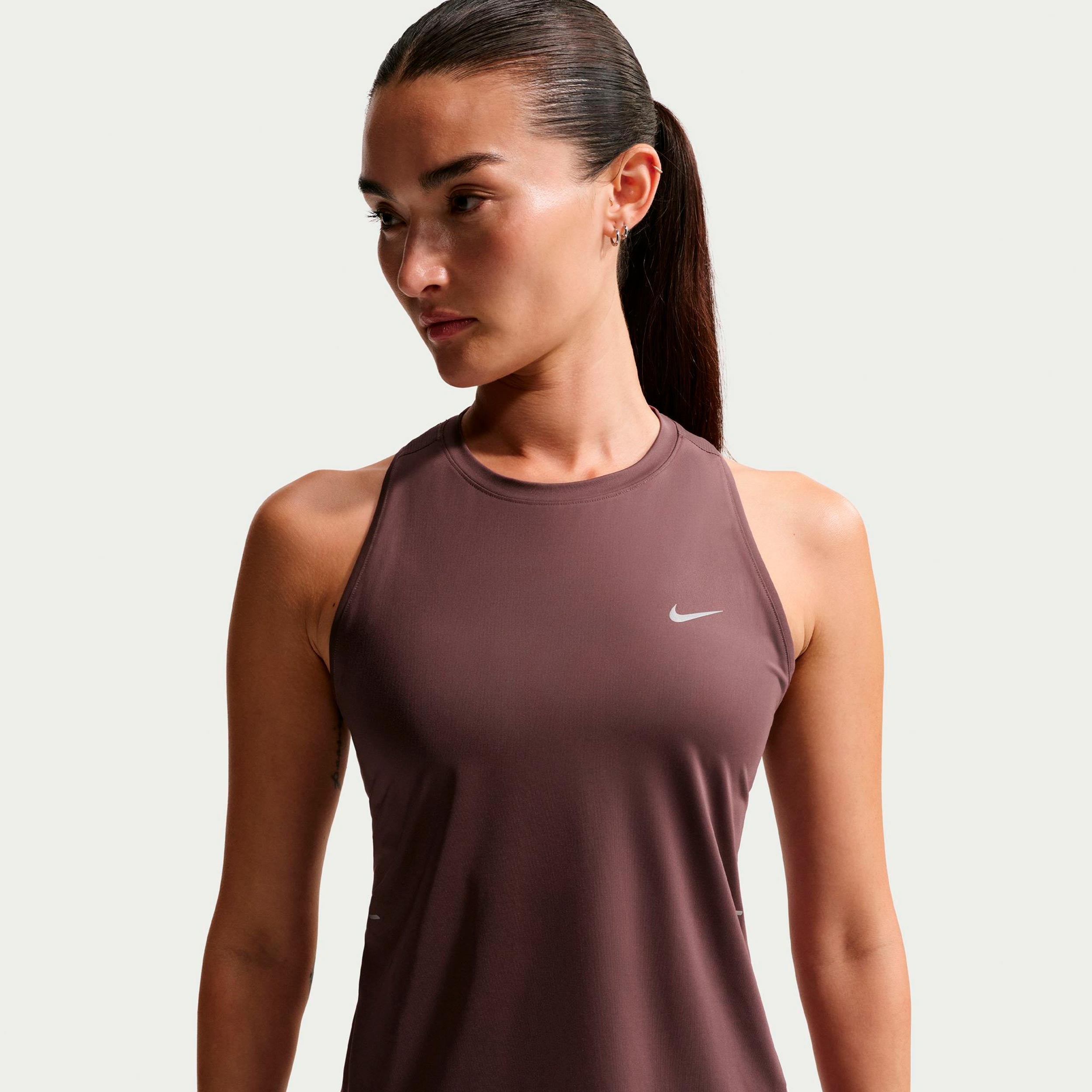 Nike Swift Topje hardlopen Dames - mauve, zilver
